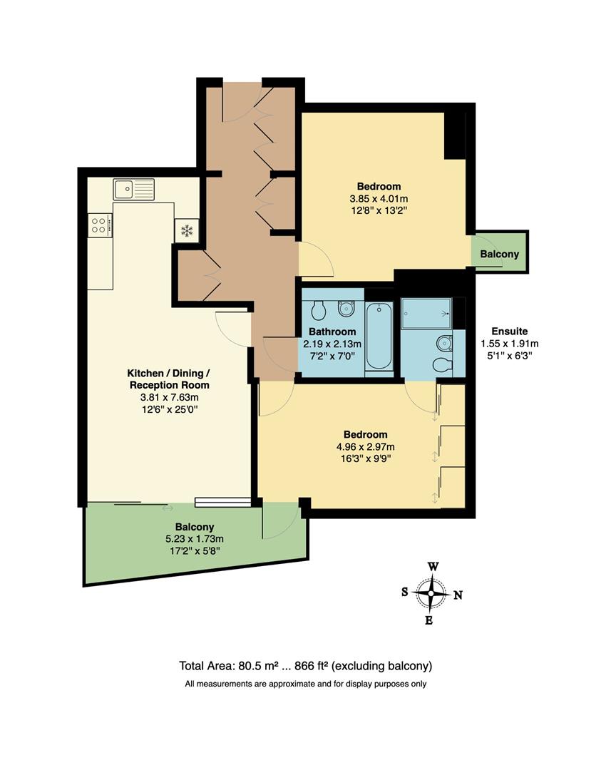 Flat 3, 58, Forest Road, Hackney floorplan