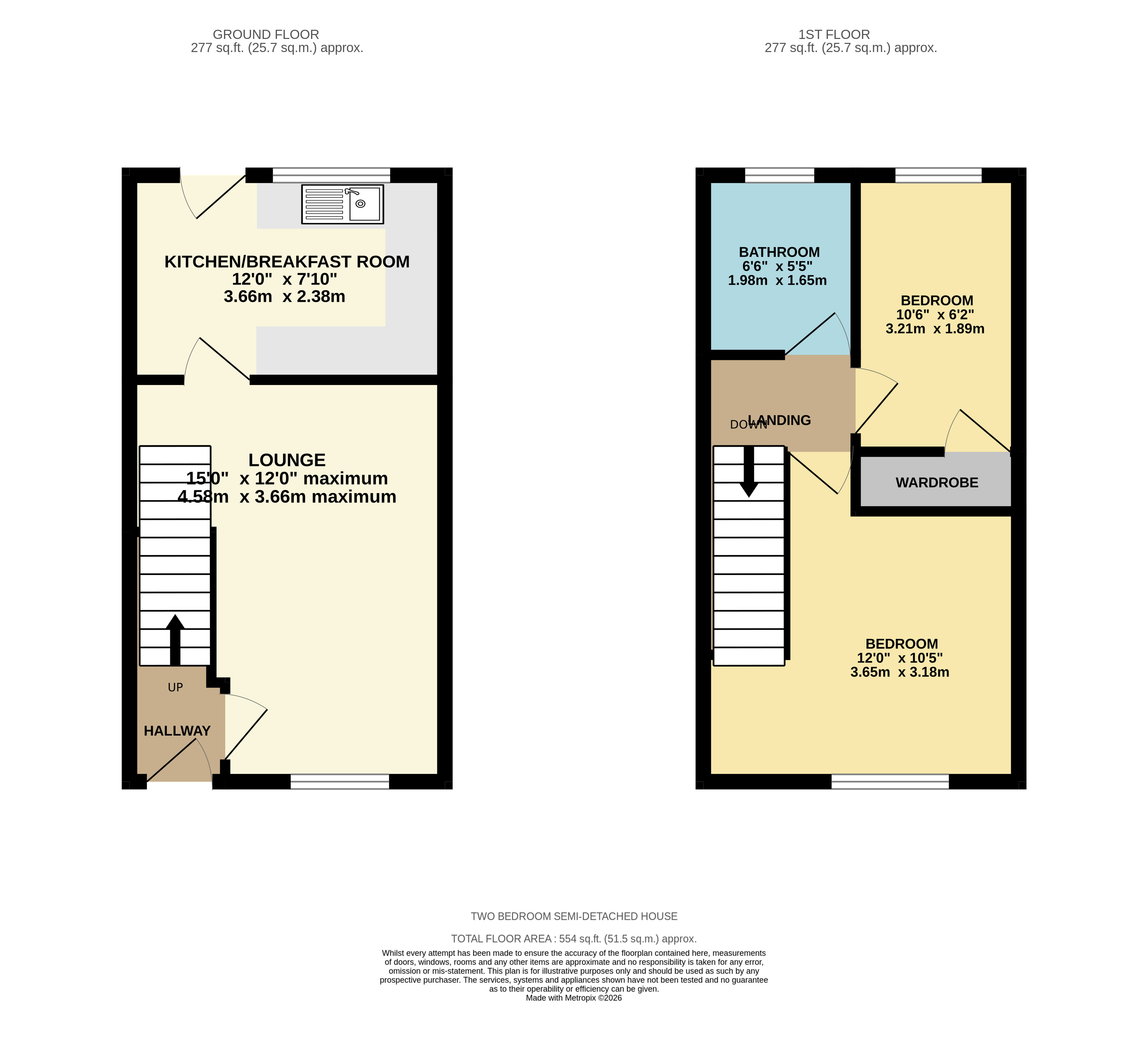 54, Rutland Road, Bournemouth floorplan