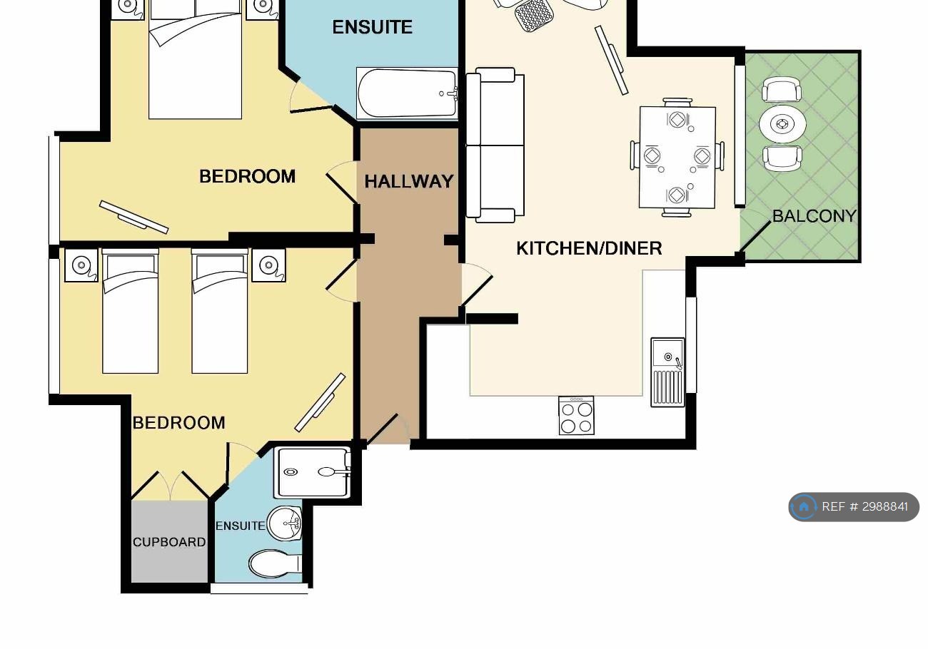 Brunswick Fab Pad, Flat   Somerhill Road, Hove floorplan