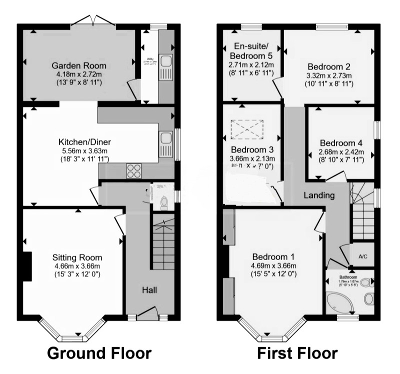 13, Malvern Road, Southampton floorplan