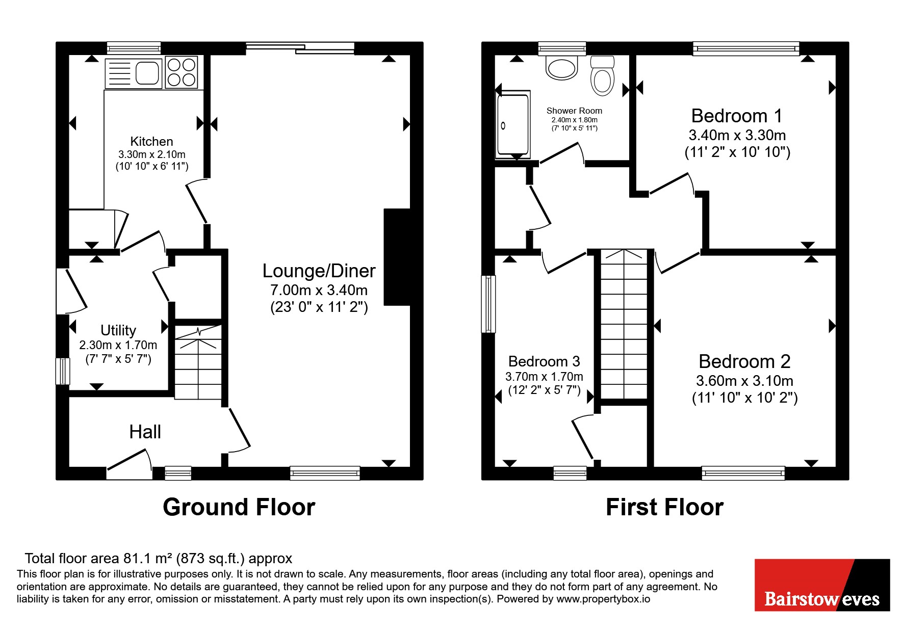 92, Summerwood Lane, Nottingham floorplan