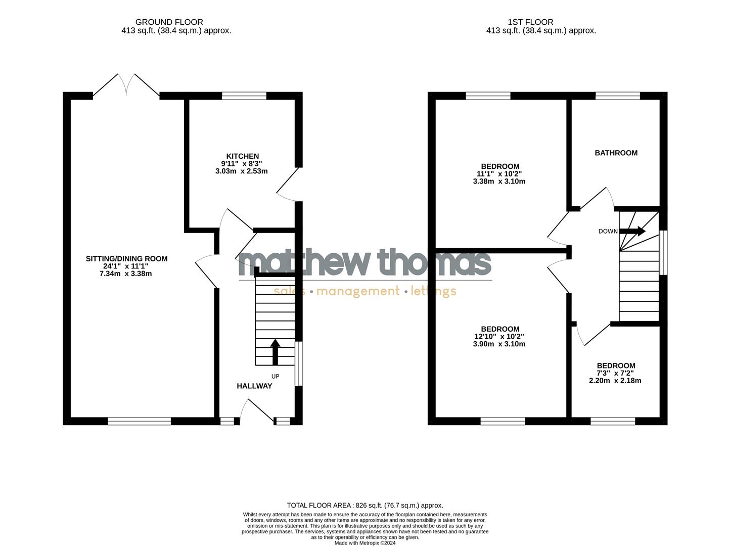 84, West Avenue, Ripley floorplan