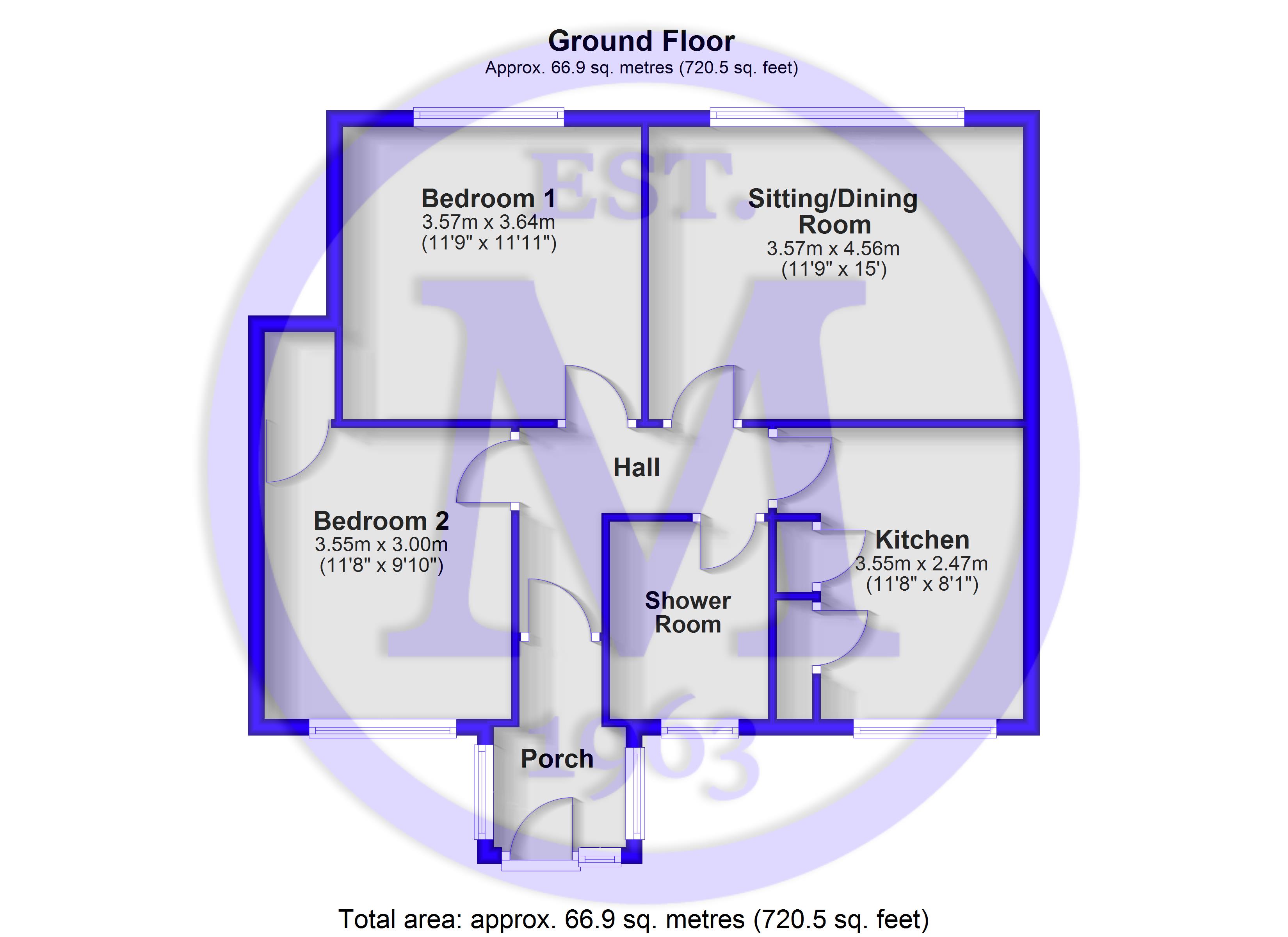 Aspen Place, New Milton, Hampshire, BH25 floorplan