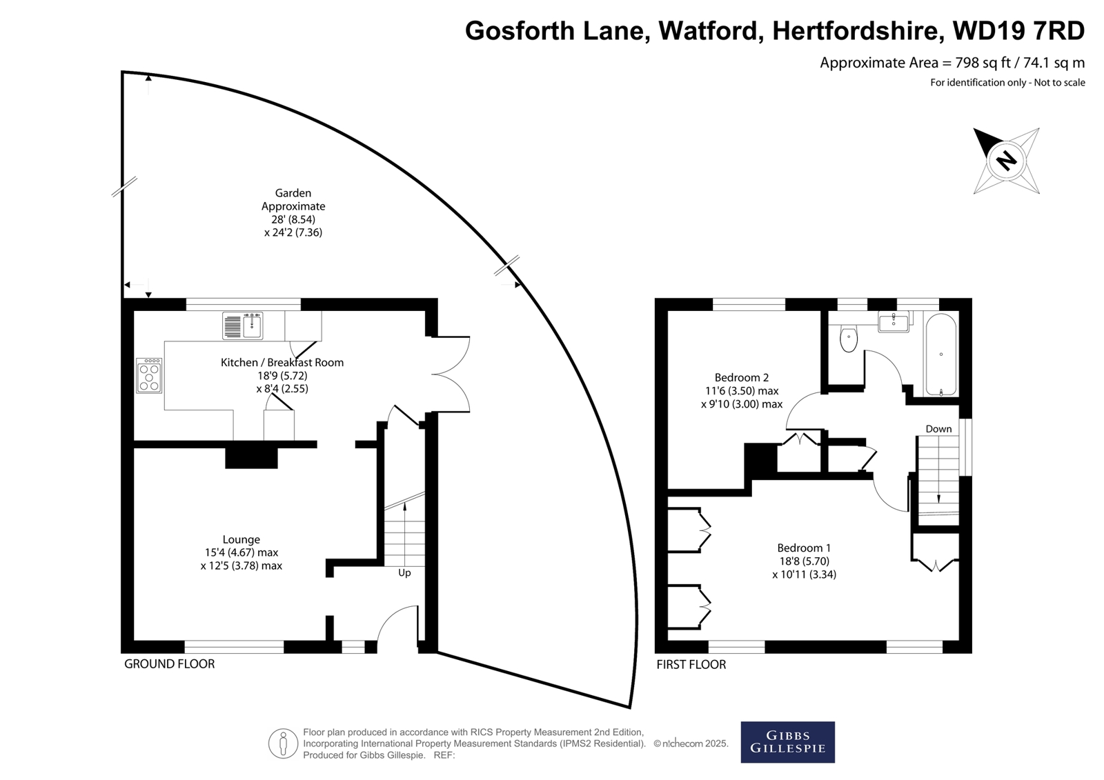 152, Gosforth Lane, Hertfordshire floorplan