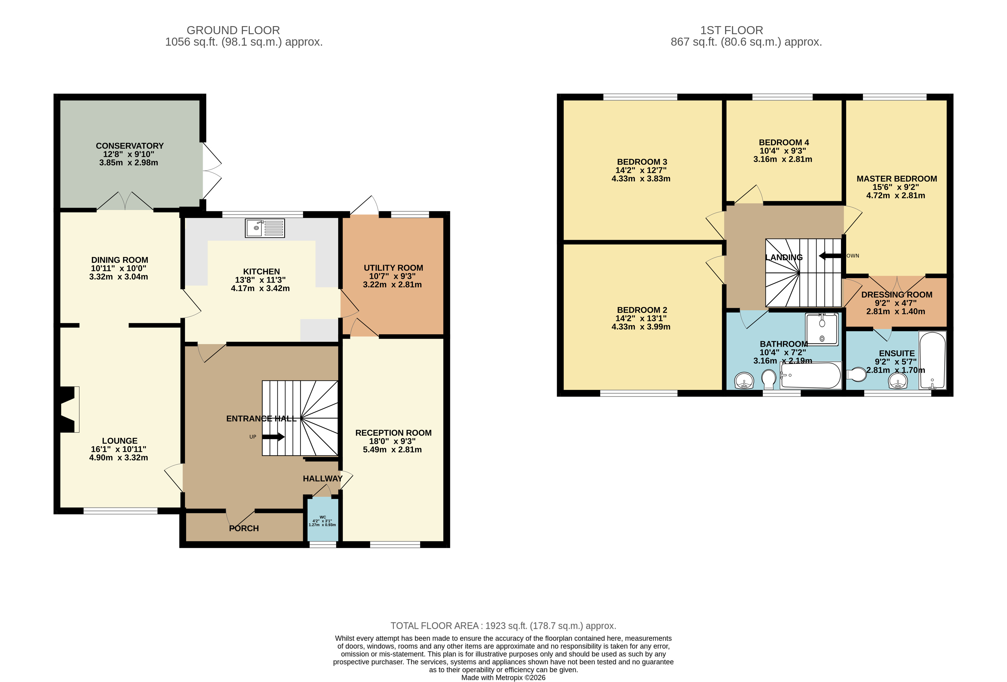 6, Clos Cefni, Barry floorplan