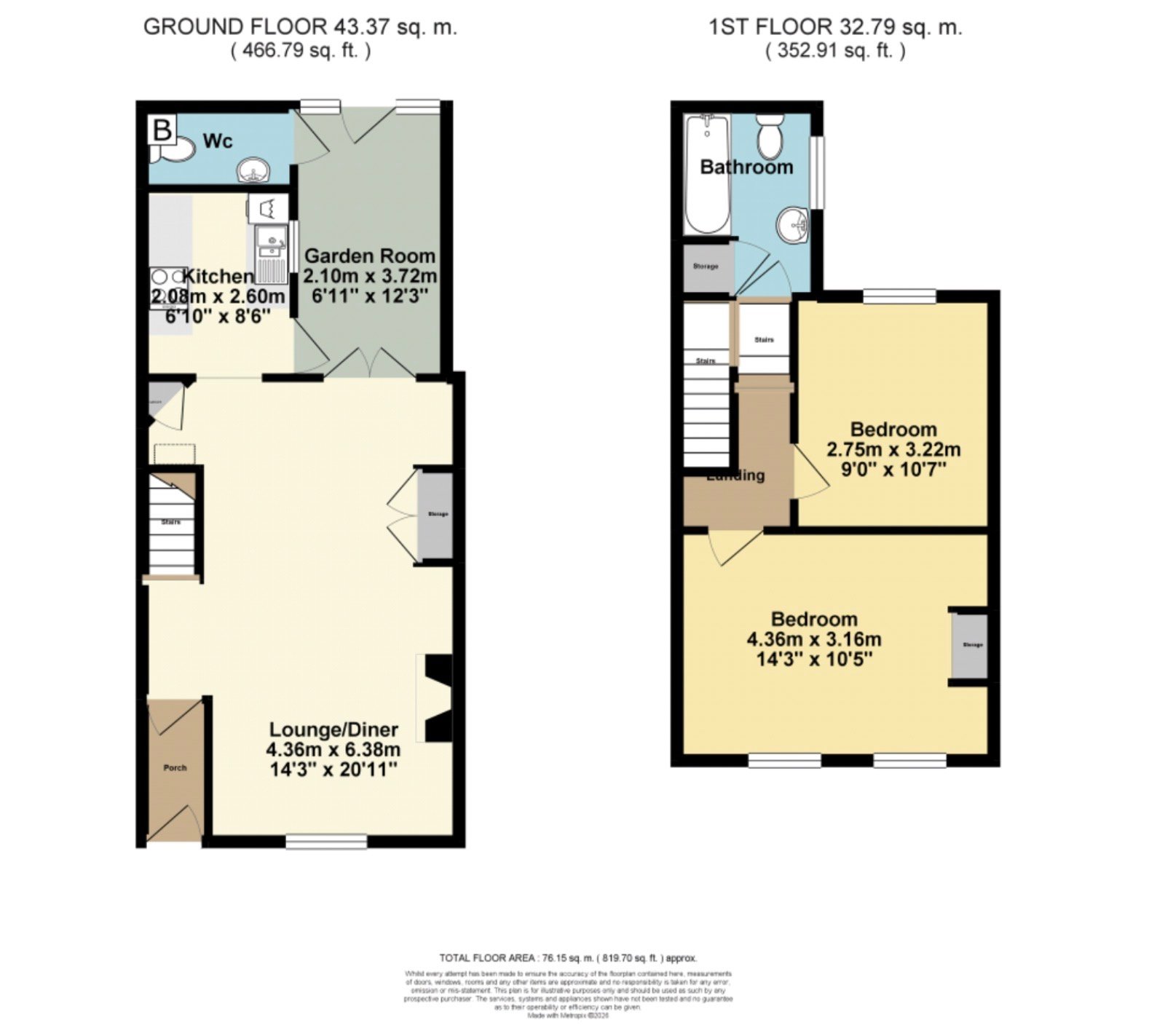Clifton Road, Kent floorplan