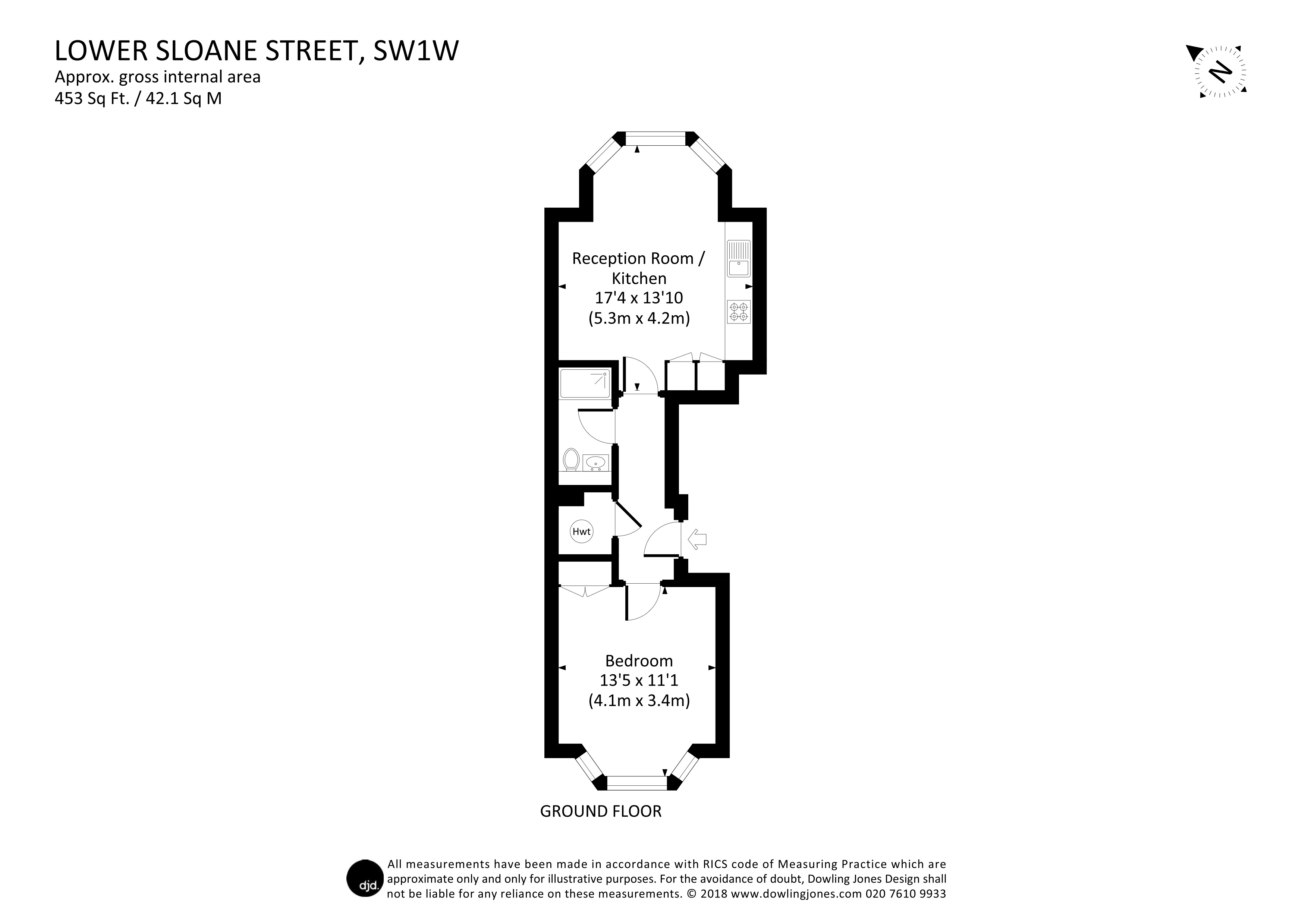 1 Bedrooms Flat to rent in Lower Sloane Street, London SW1W