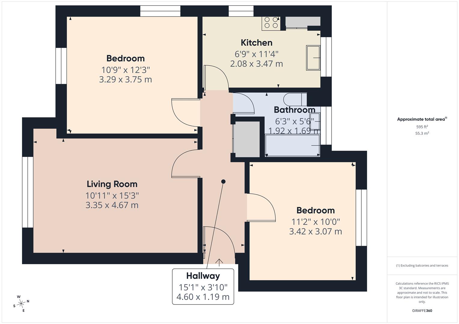 5 Langhurst, Eastern Road, Brighton floorplan