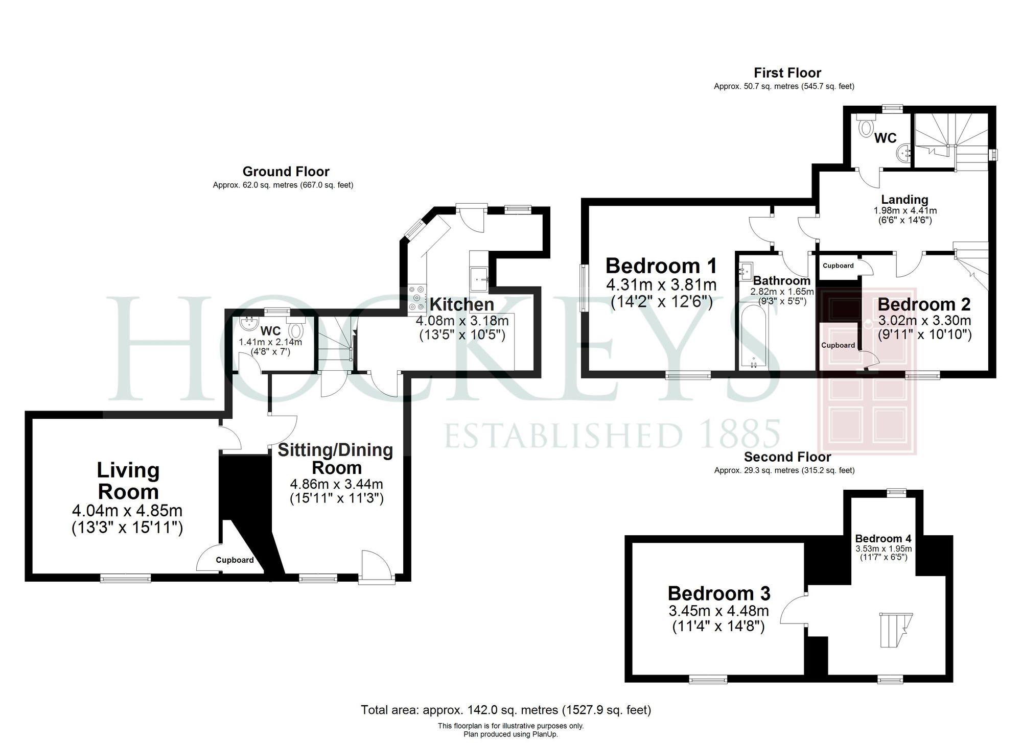 1 Coles Lane, Cambridge floorplan
