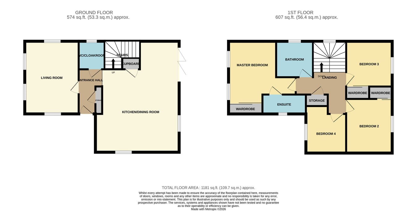 22, Nightingale Drive, Northampton floorplan