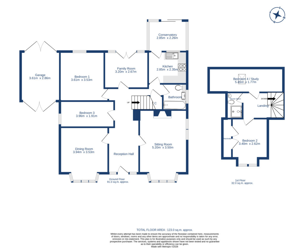 13, Cammo Road, Edinburgh floorplan