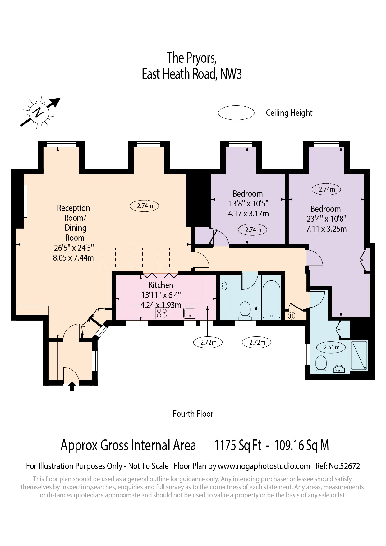 East Heath Road, London, NW3 floorplan