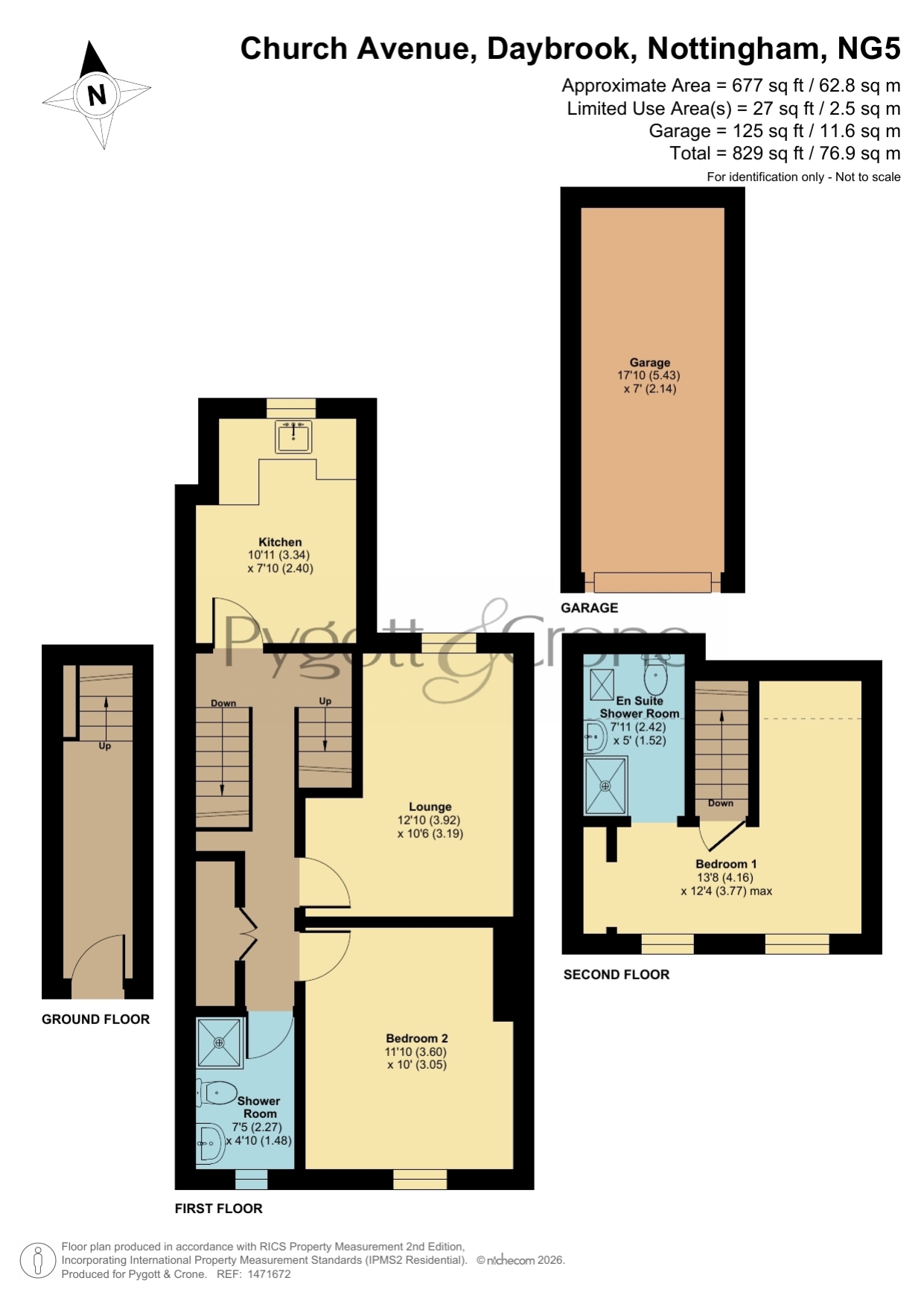 7b, Church Avenue, Nottingham floorplan