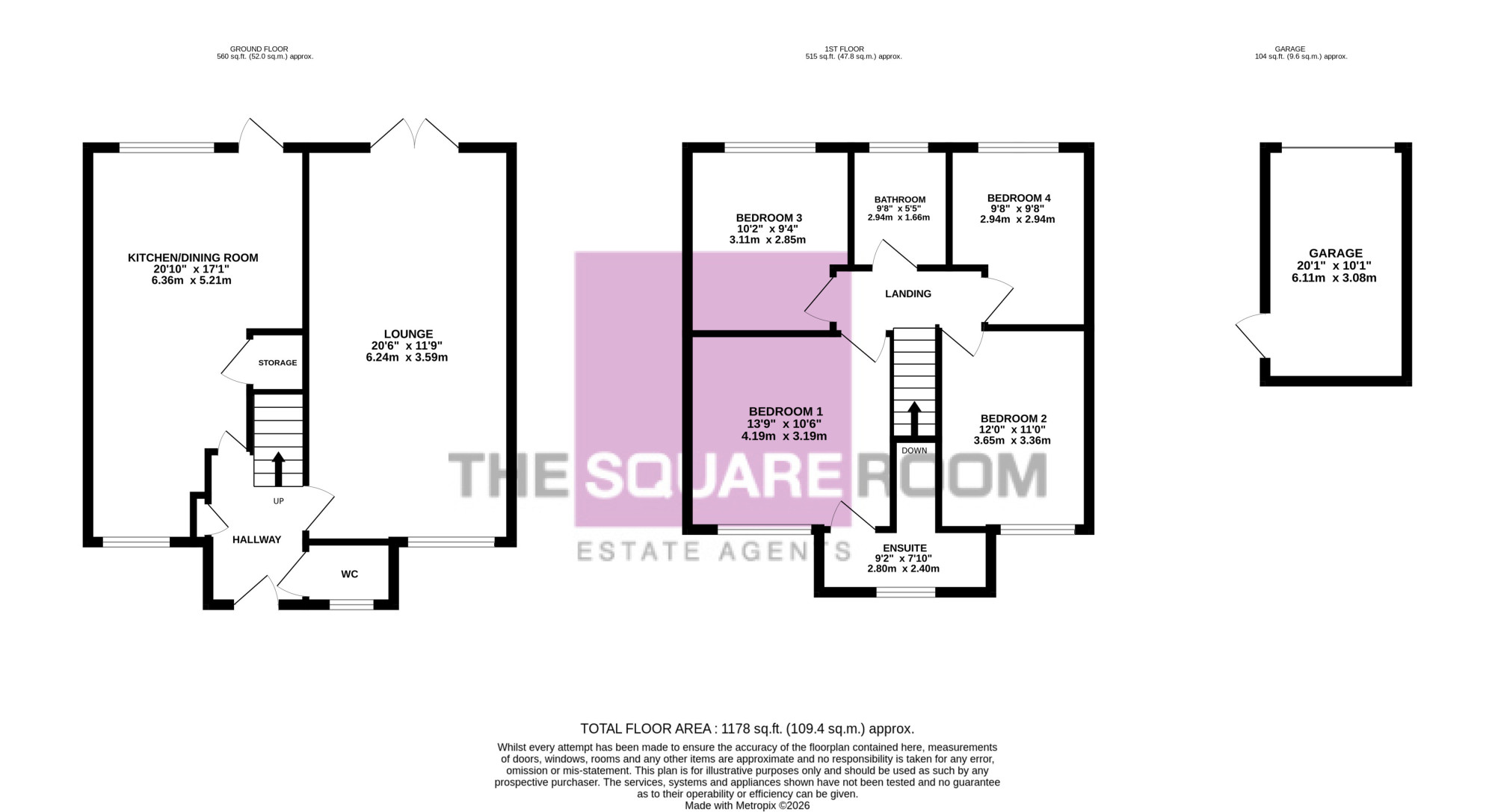 15, Goat Willow Drive, Hambleton floorplan
