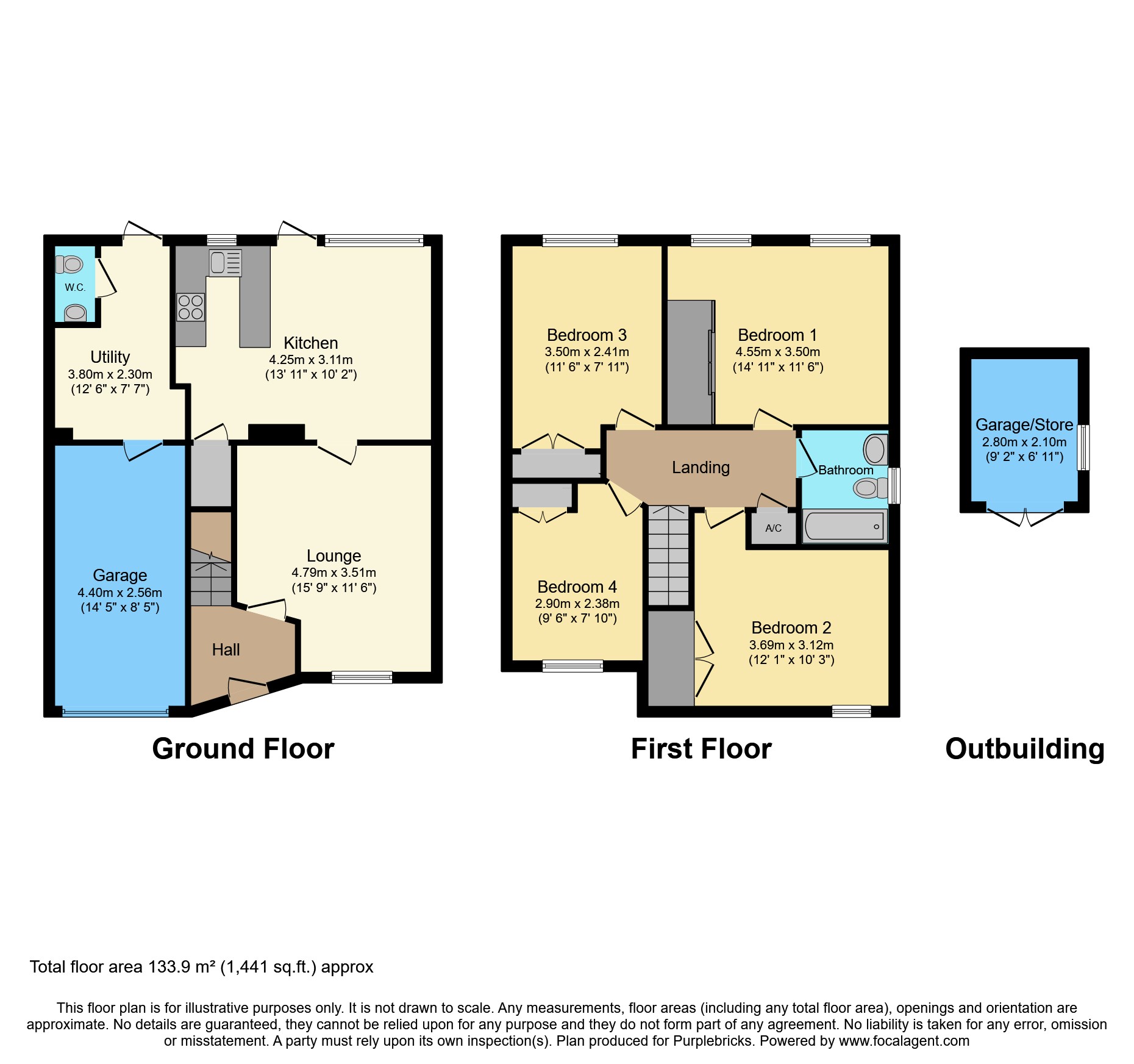 37, Parsley Close, Walnut Tree, Milton Keynes floorplan