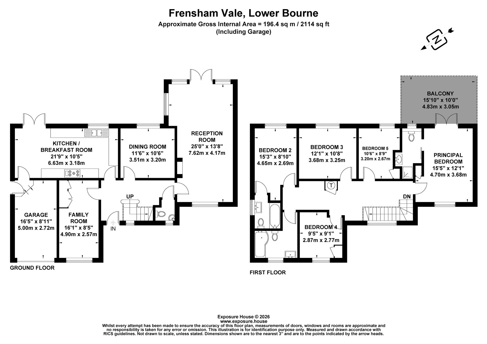 17, Frensham Vale, Farnham floorplan