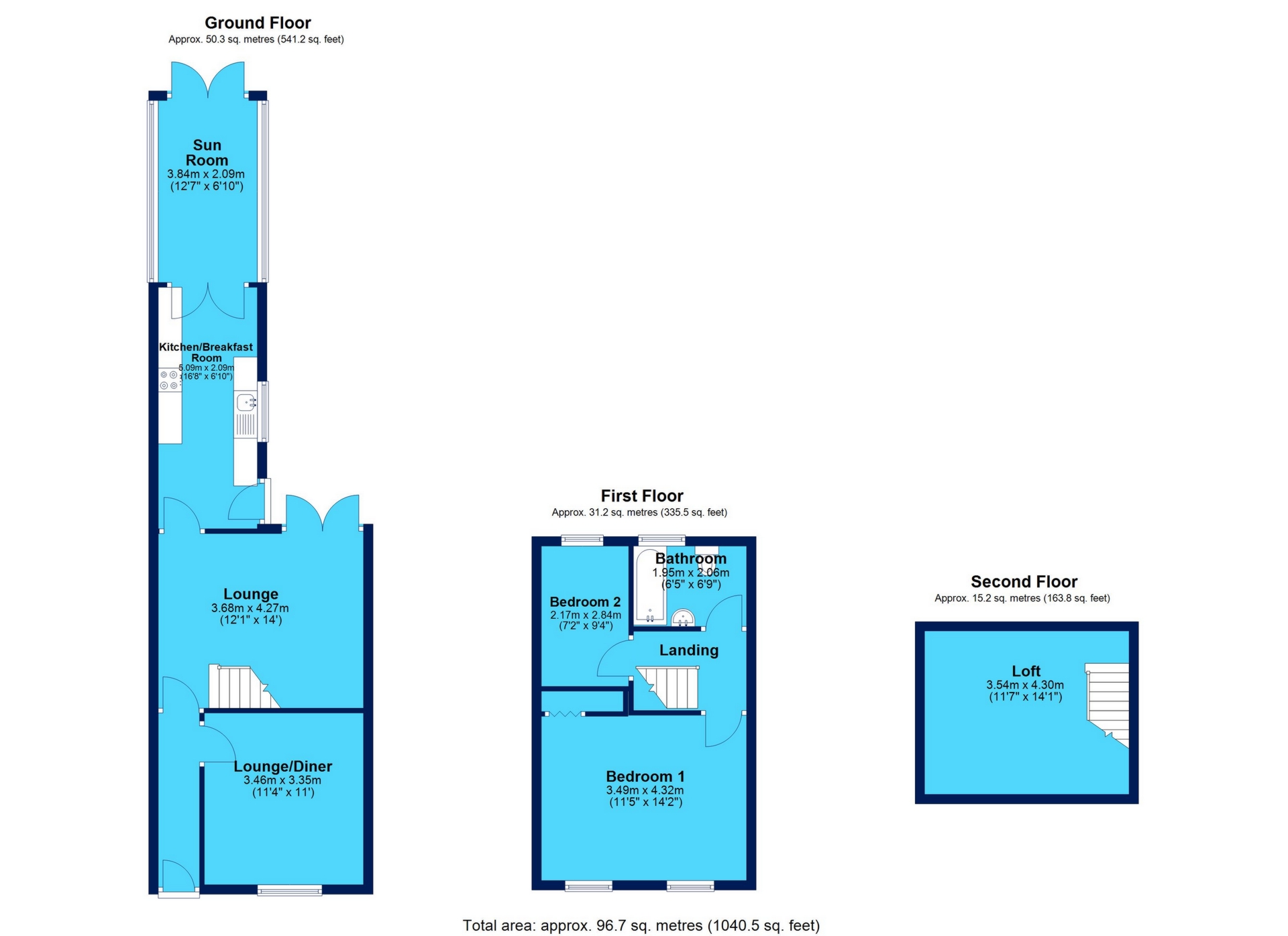 57, Bailey Street, Brynmawr floorplan