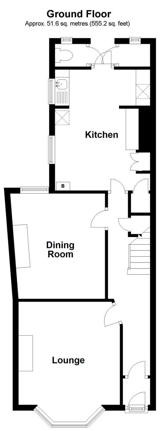 Dane Park Road, Ramsgate, Kent CT11, 3 bedroom end terrace house for