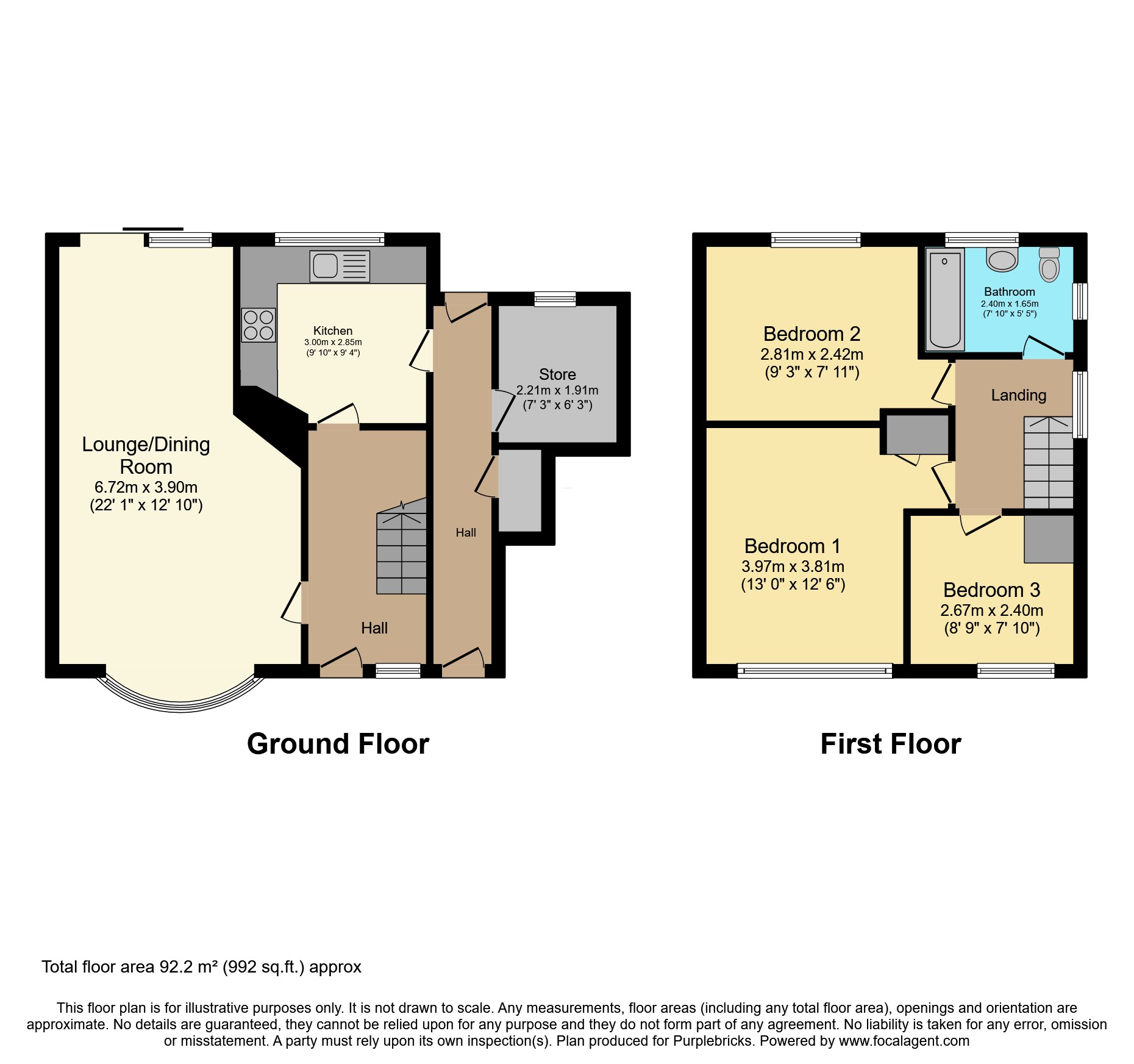 18, Villa Park Road, Doncaster floorplan