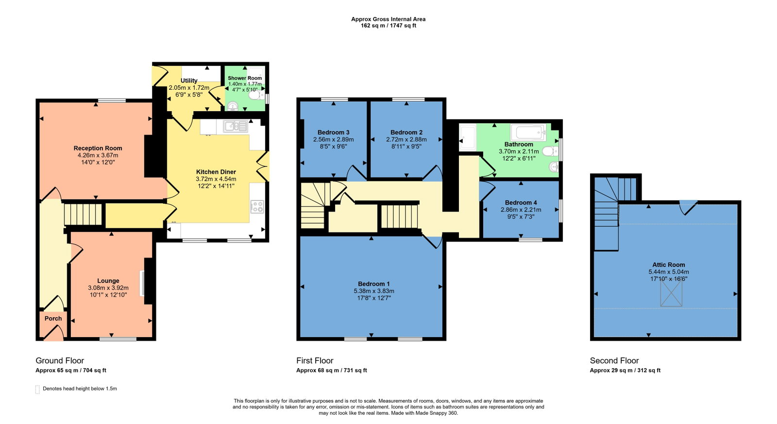 6, The Ghyll, Maryport floorplan