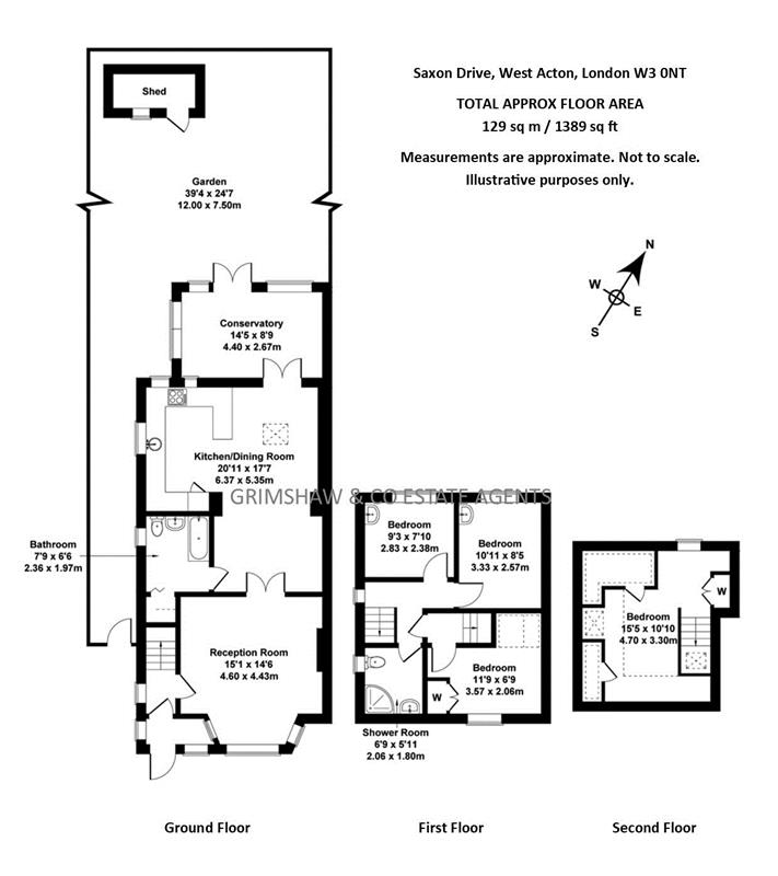 Saxon Drive, West Acton, London W3, 4 bedroom property for sale