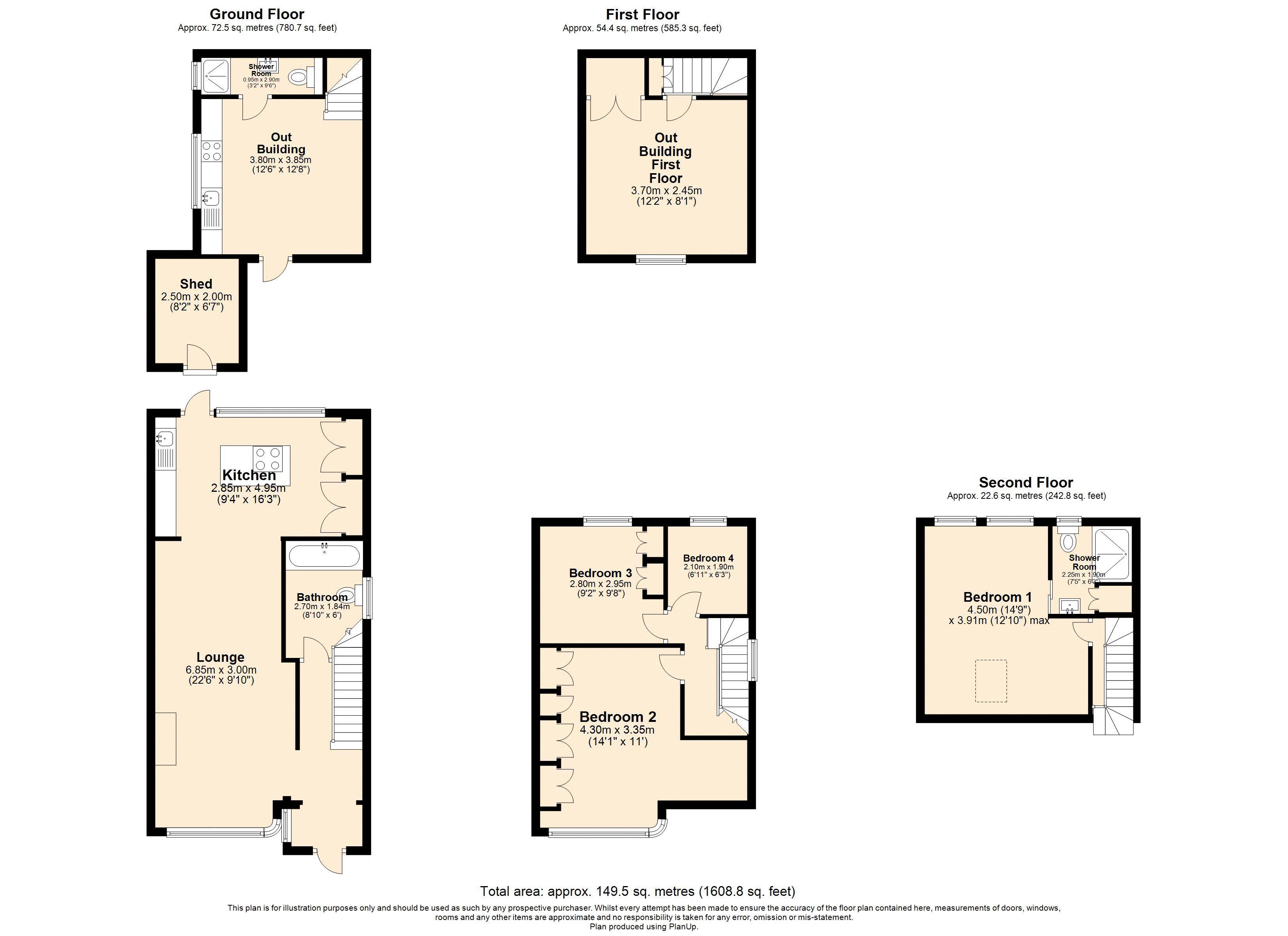 108, Girton Road, Northolt floorplan