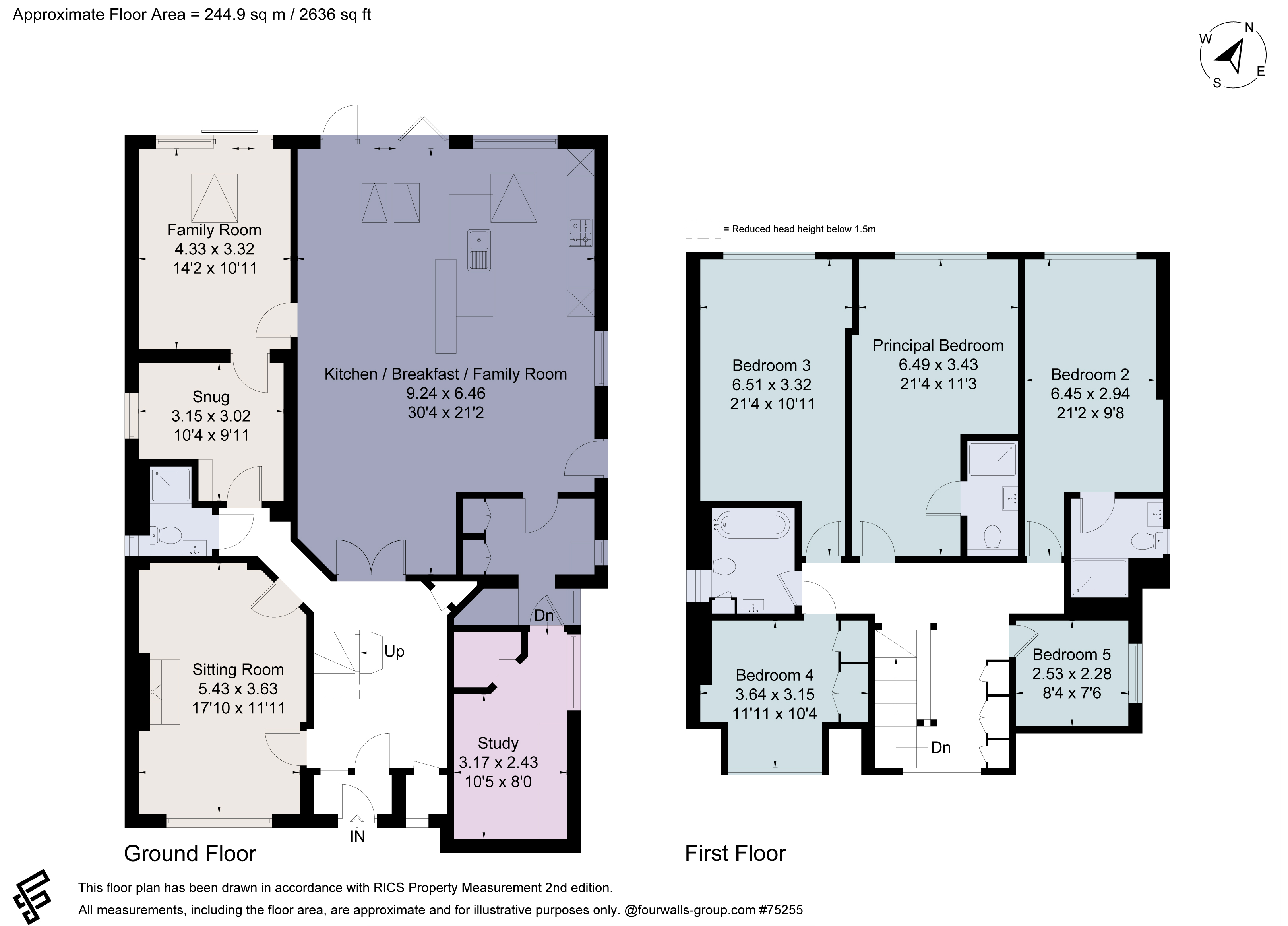 42, Langley Way, Hertfordshire floorplan