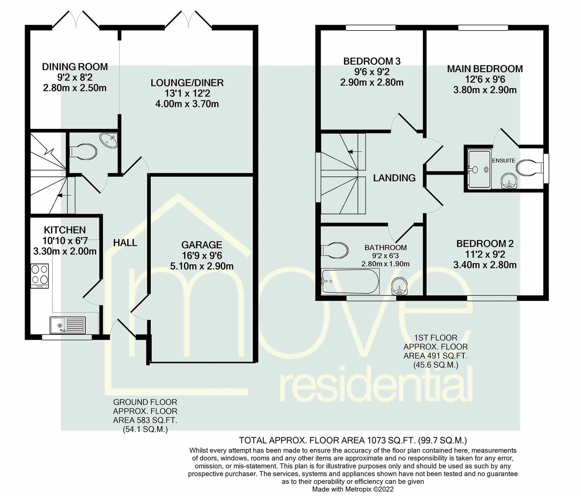 12 Proudman Drive, Prenton floorplan