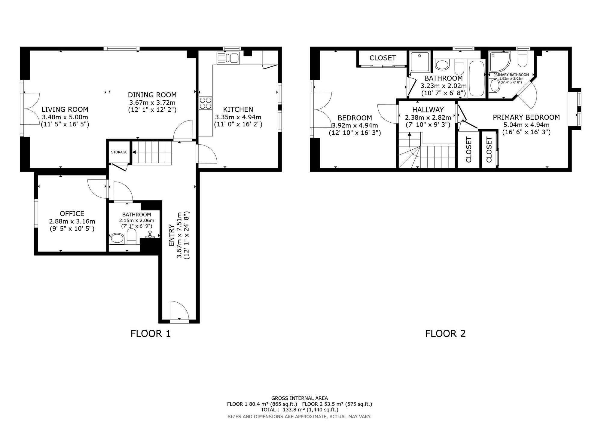 80 Elizabeth Jennings Way, Oxford floorplan