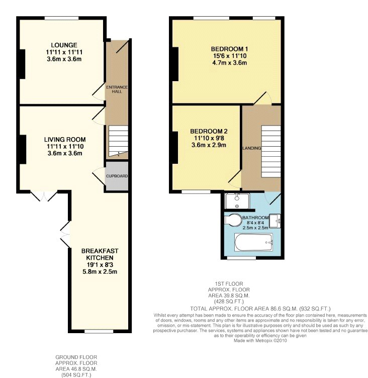 37, Beech Grove, Cheshire floorplan