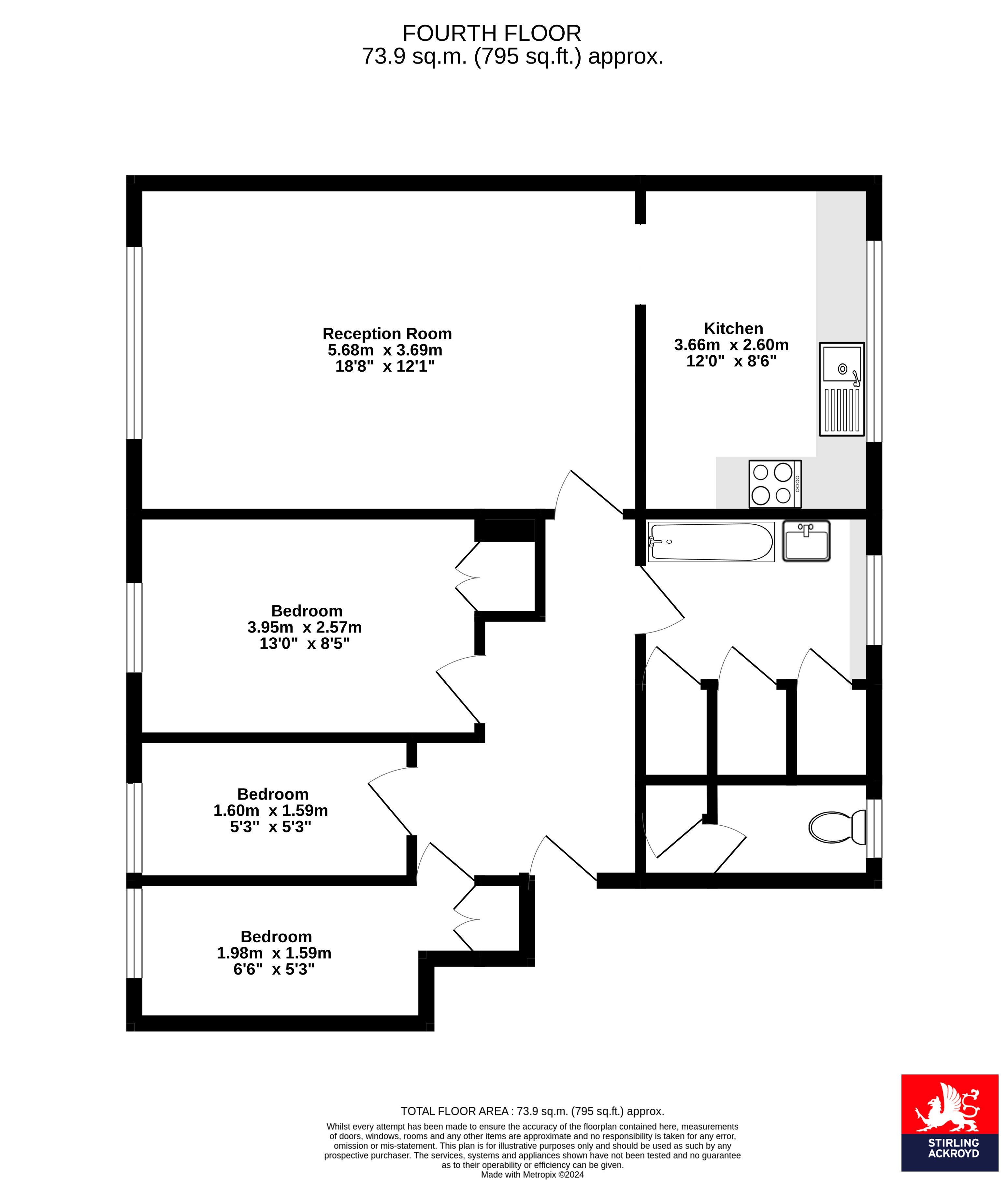 208, Summerwood Road, Isleworth floorplan