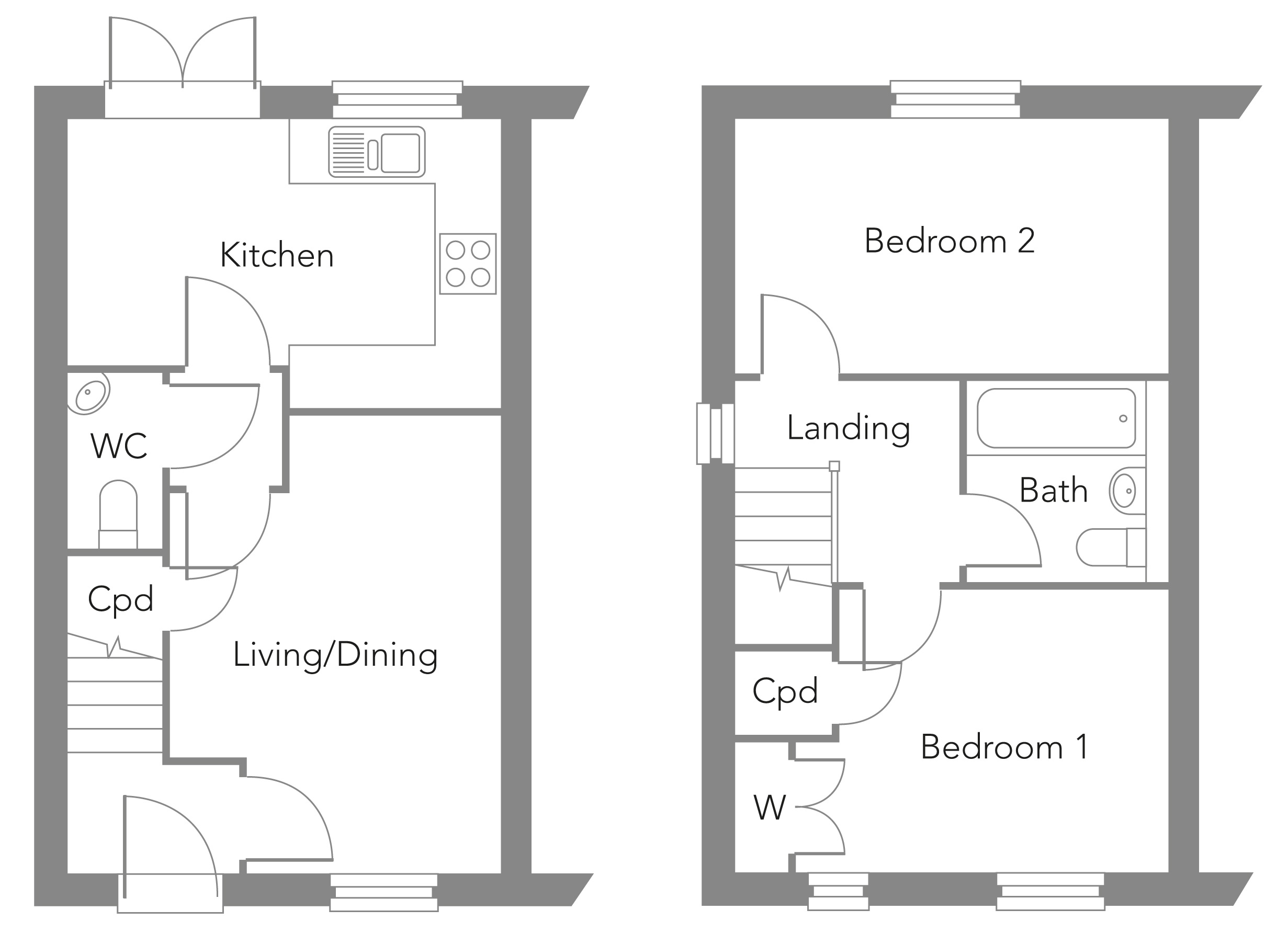 Plot 123, The Yew, St. Johns Park, Bungay floorplan