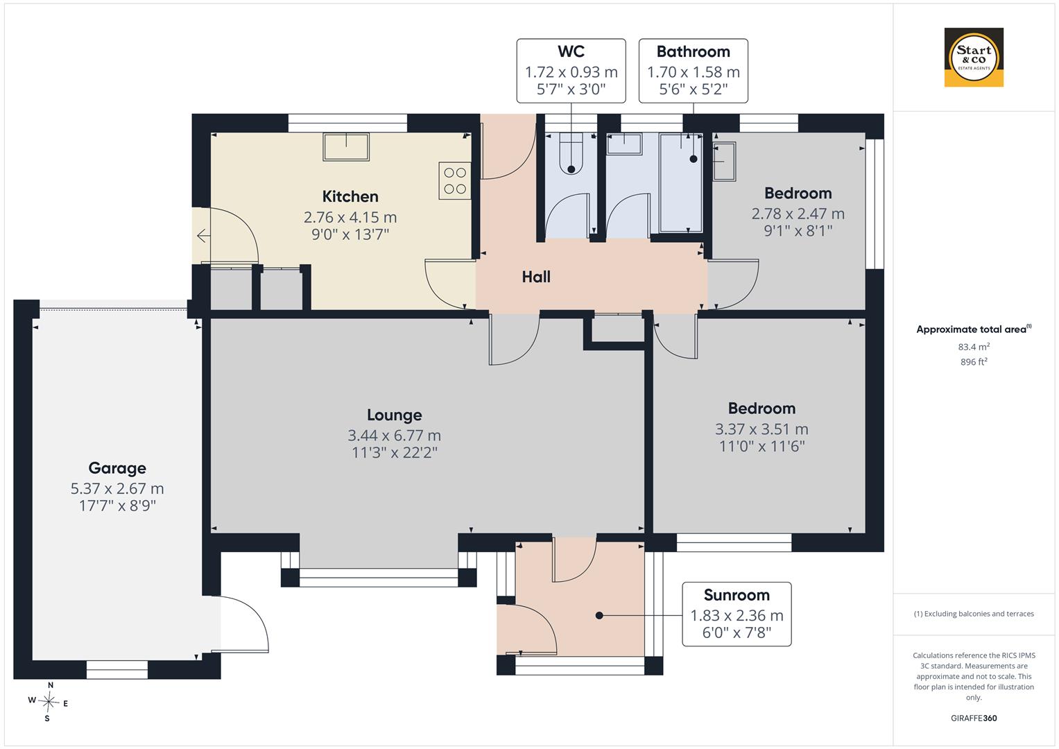 20, Tretherras Road, Newquay floorplan