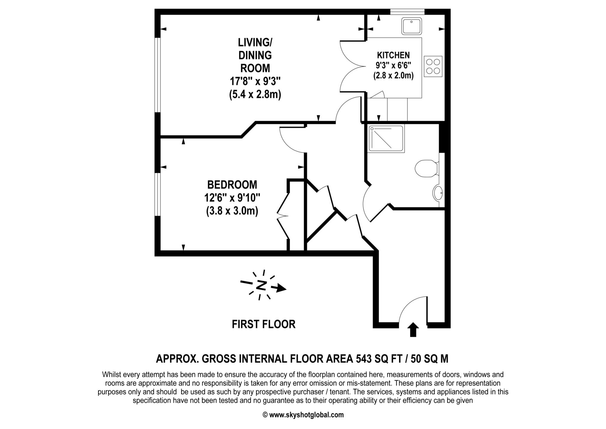 39 Ashcroft Place, Epsom Road, Leatherhead floorplan