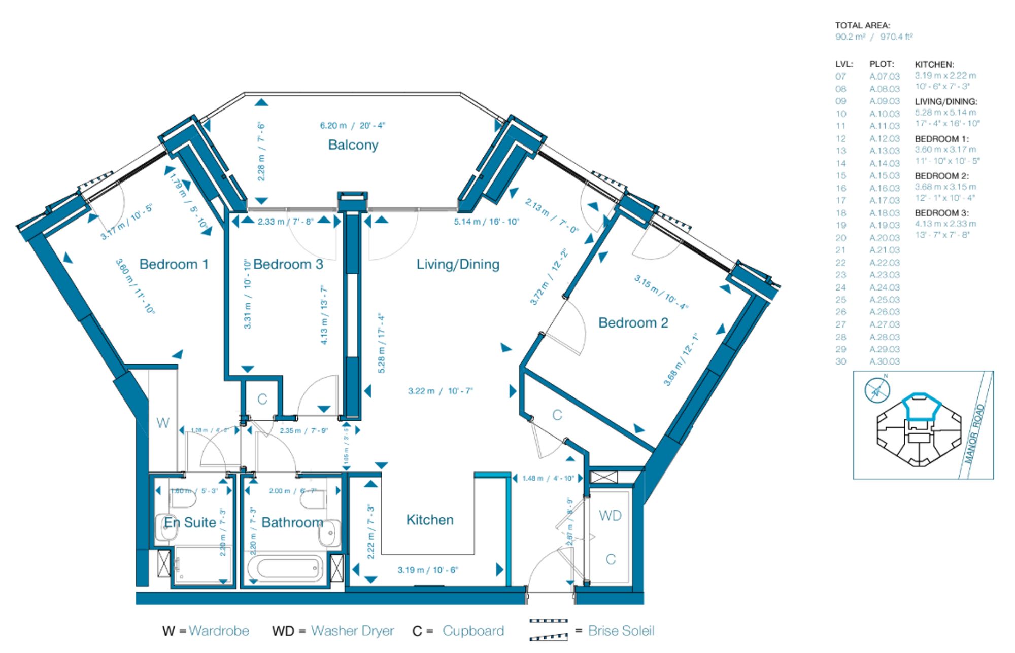 304 Manor Road, London floorplan