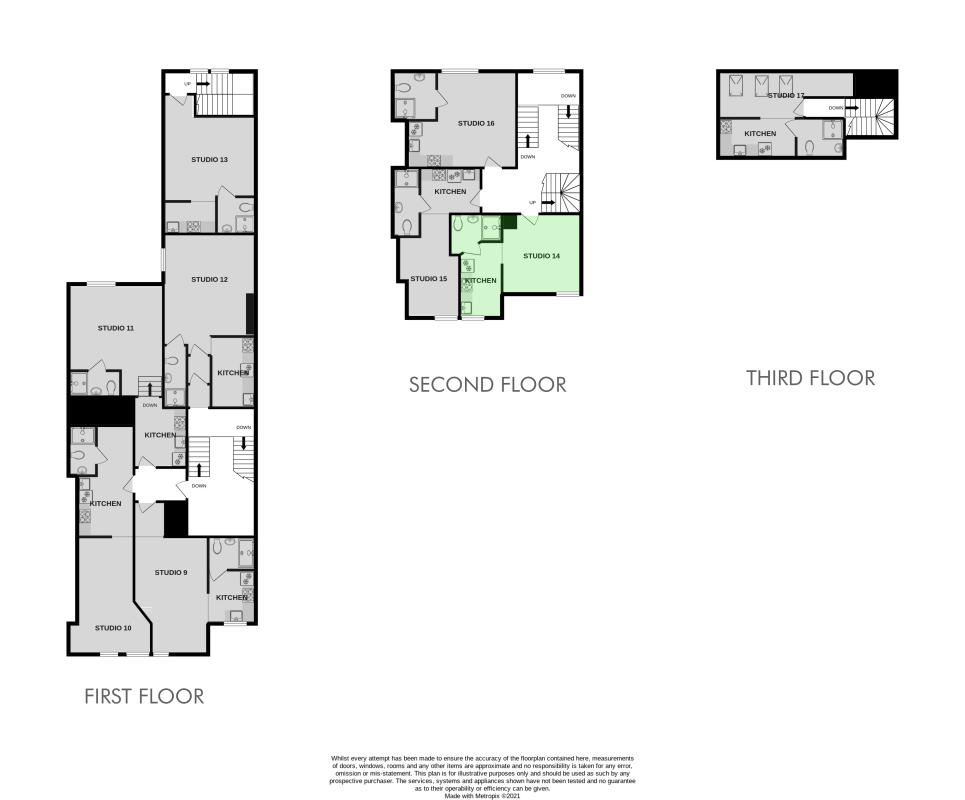 Flat 14, 160 Upper New Walk, Flat 14, 160 Upper New Walk, Leicester floorplan
