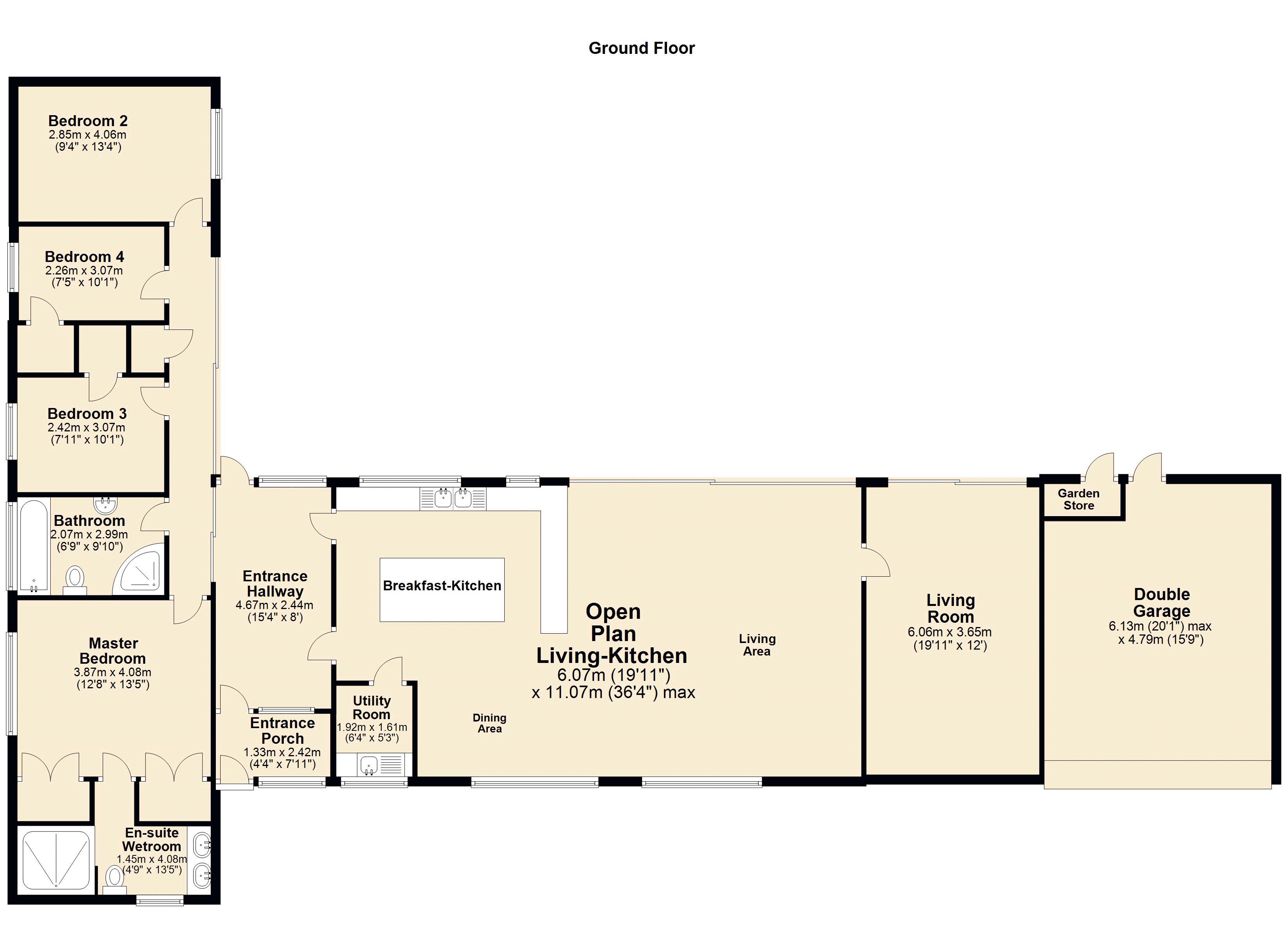 5 Bedrooms Detached bungalow for sale in Richmond Drive, Radcliffe-On-Trent, Nottingham NG12