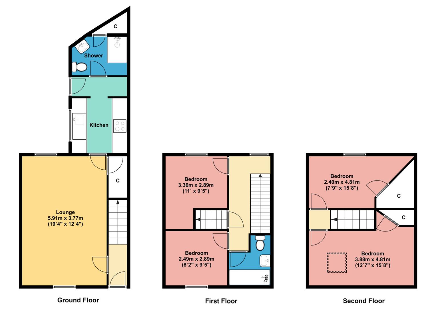 28, Lismore Street, Carlisle floorplan