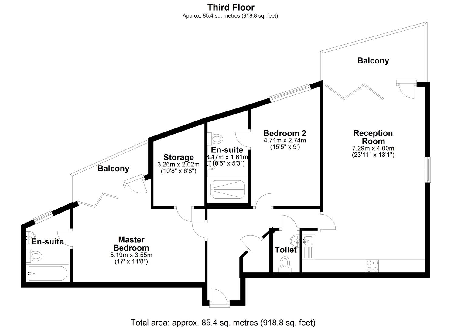 2 Bedrooms Flat for sale in Kings Island, Kings Mill Way, Denham UB9