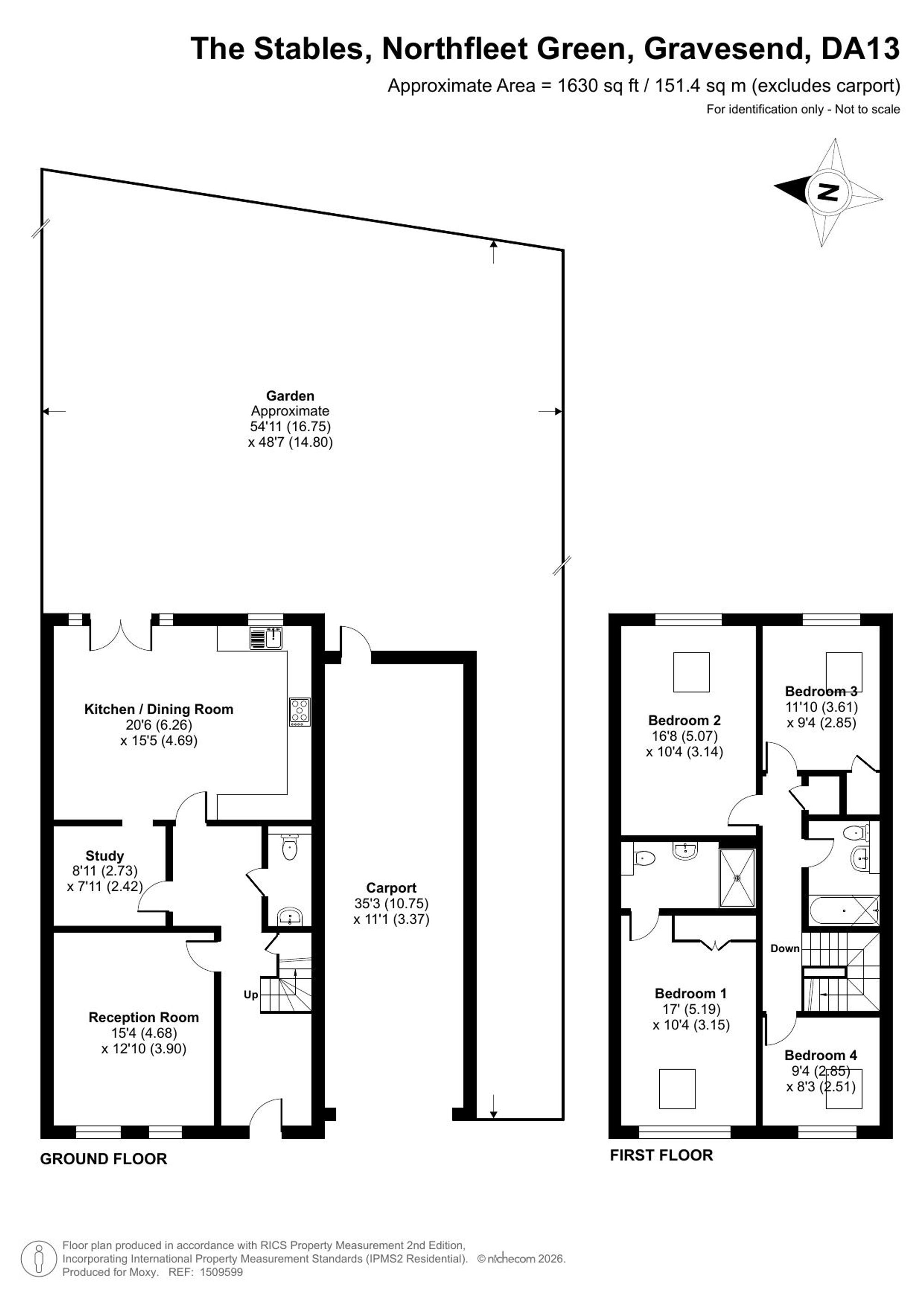 7 The Stables, Gravesend floorplan