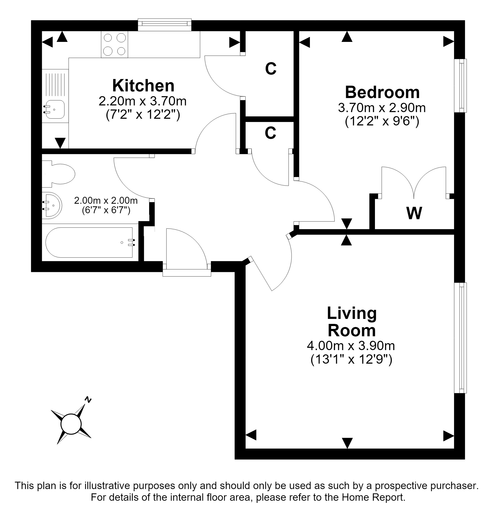 27i, Croft Street, Dalkeith floorplan