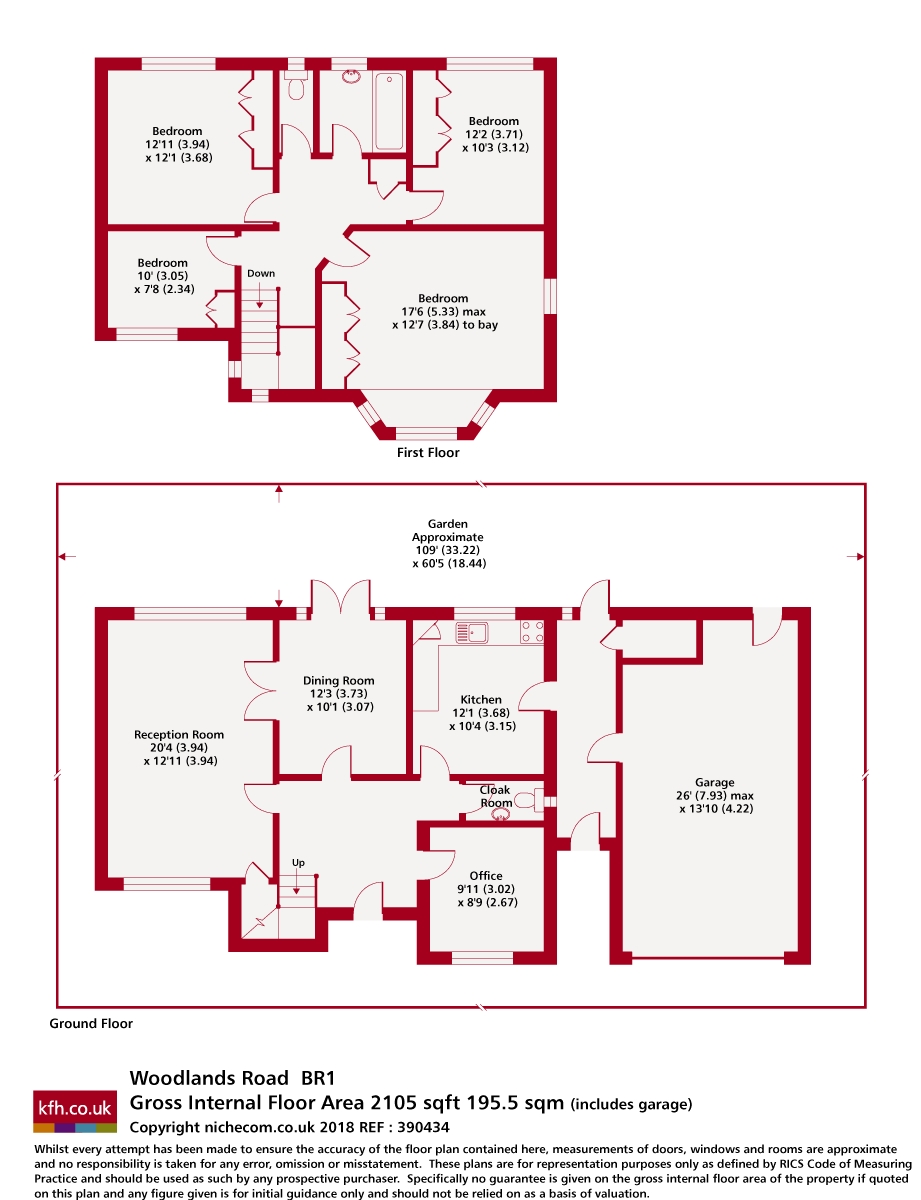 Mayaro,, Woodlands Road, Bromley floorplan