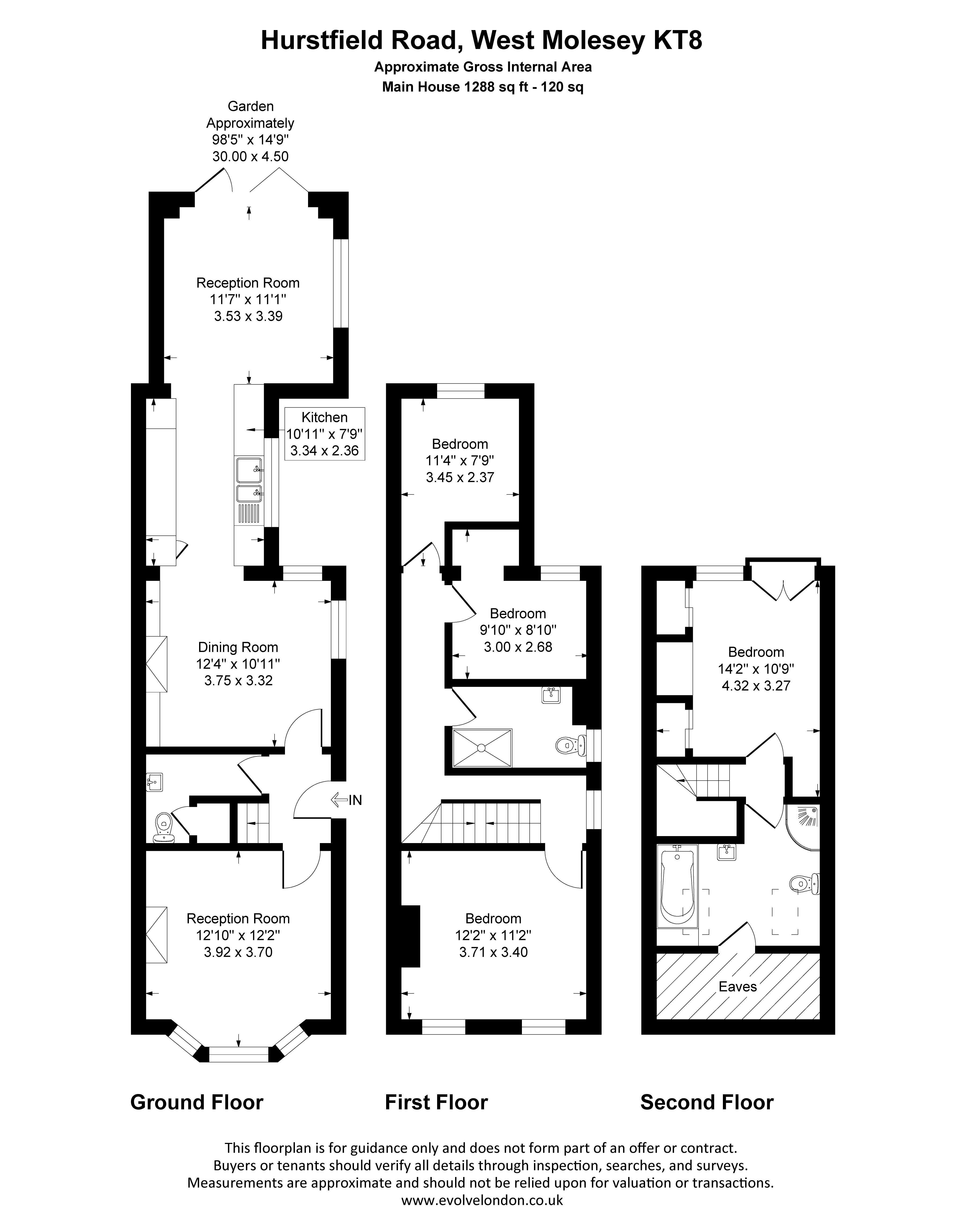 9, Hurstfield Road, Surrey floorplan