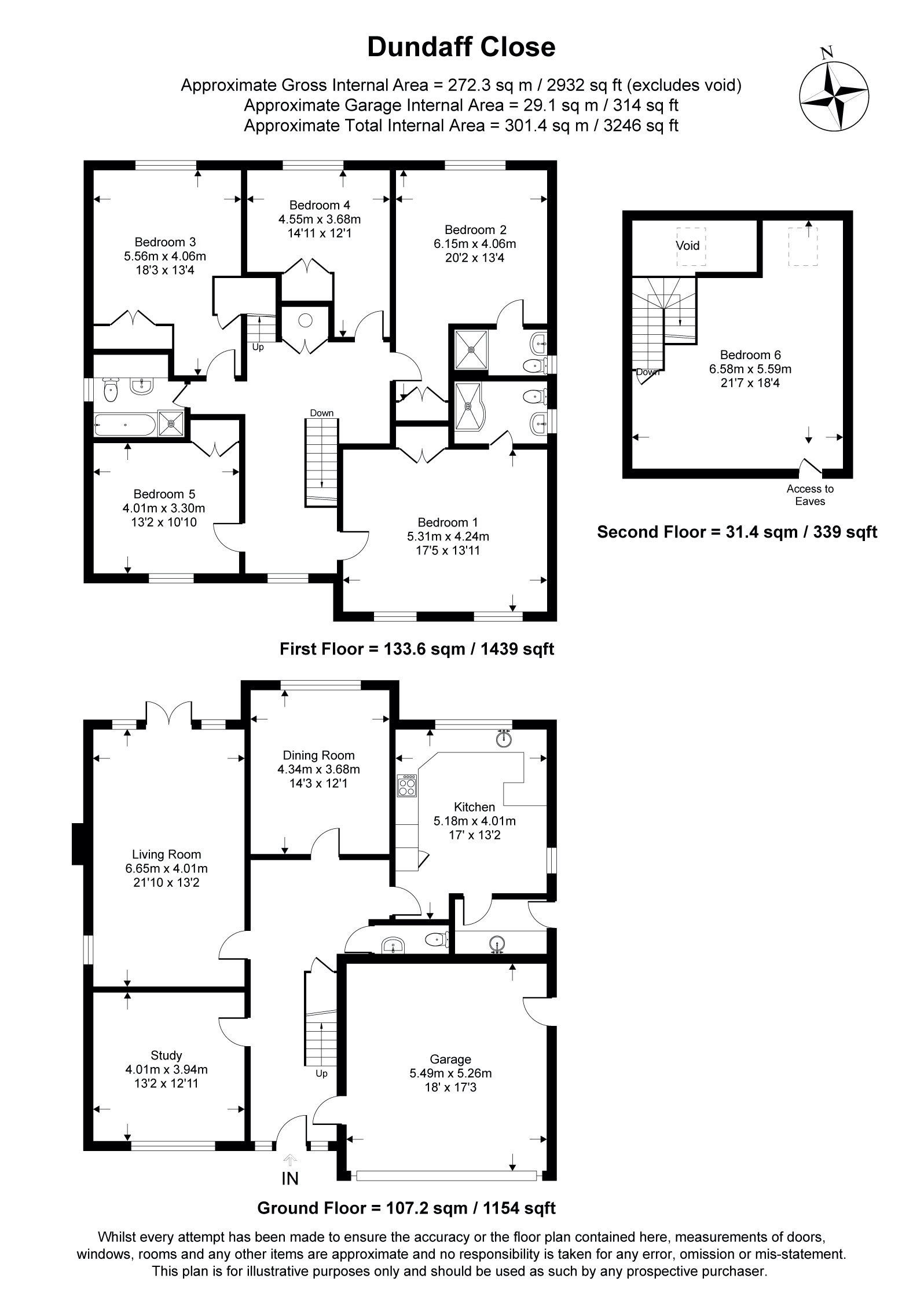 4B, Dundaff Close, Surrey floorplan