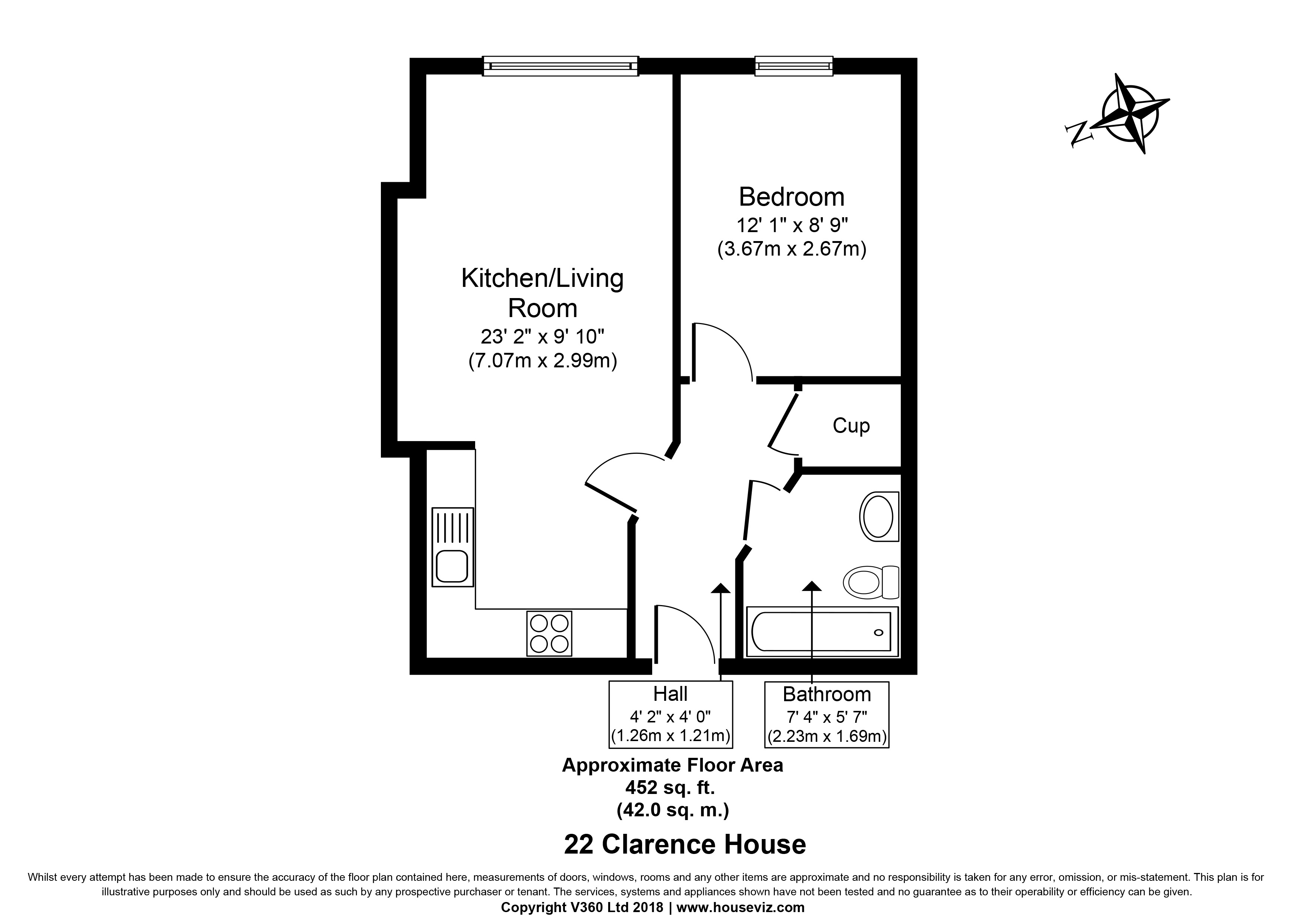 1 Bedrooms Flat for sale in Clarence House, The Boulevard, Leeds LS10