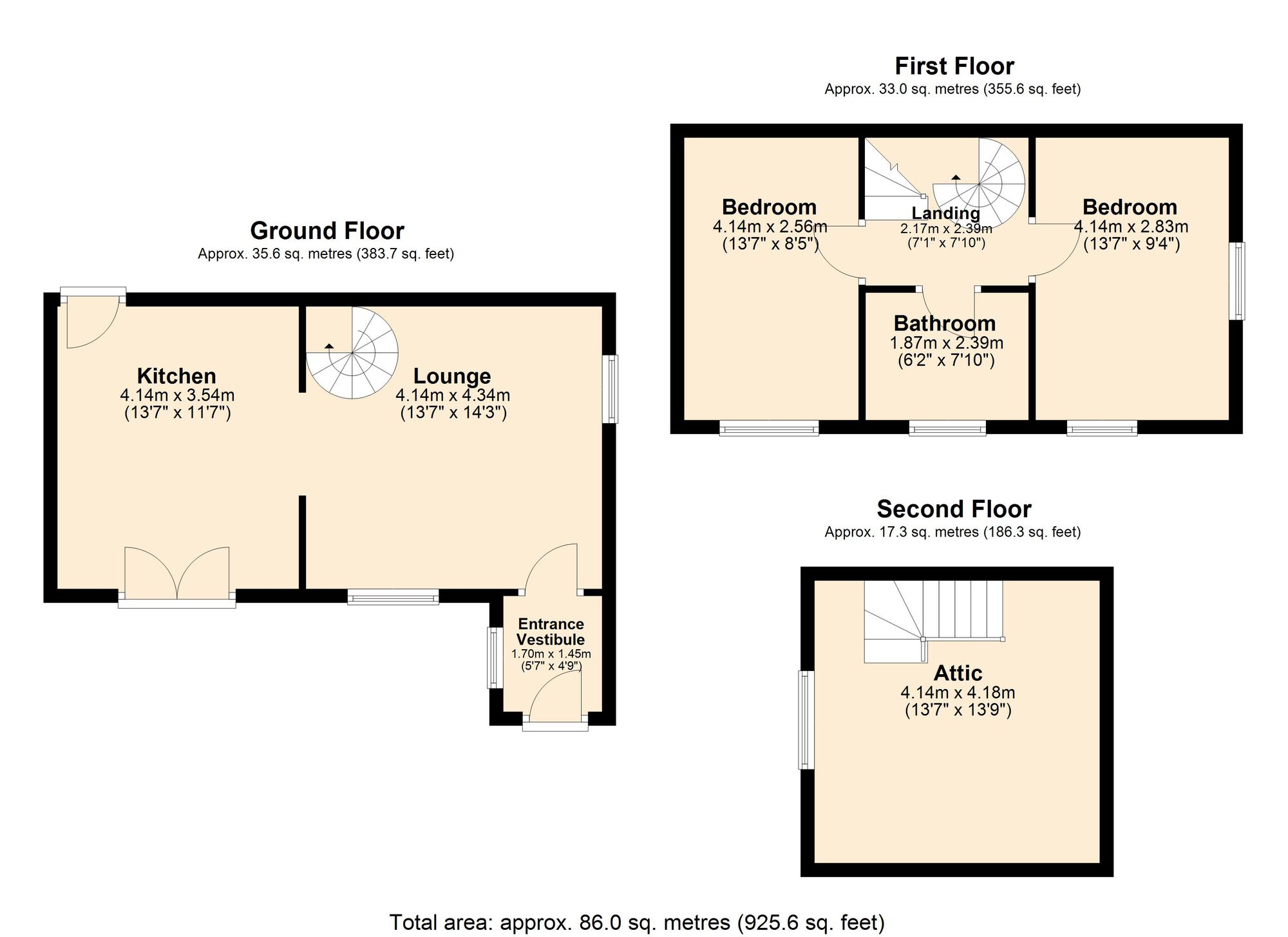 7 Radfield Head, Darwen floorplan