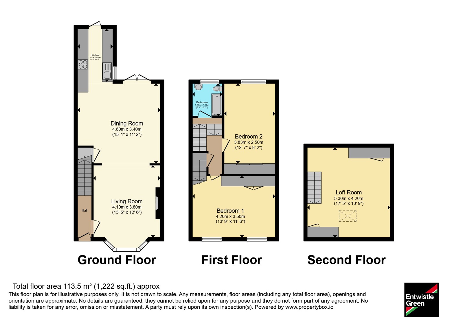14, Avondale Road, Morecambe floorplan
