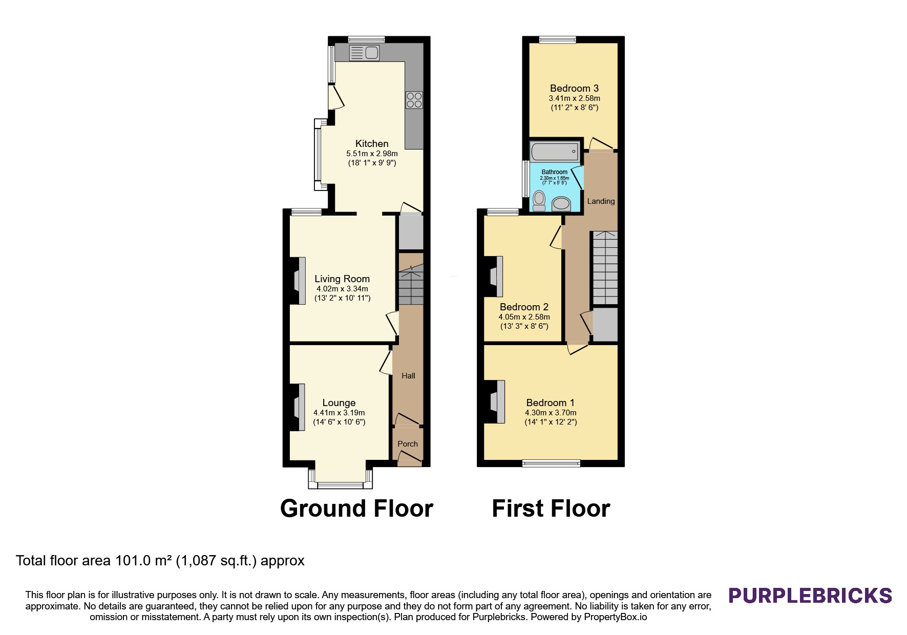 3, Hart Road, Birmingham floorplan