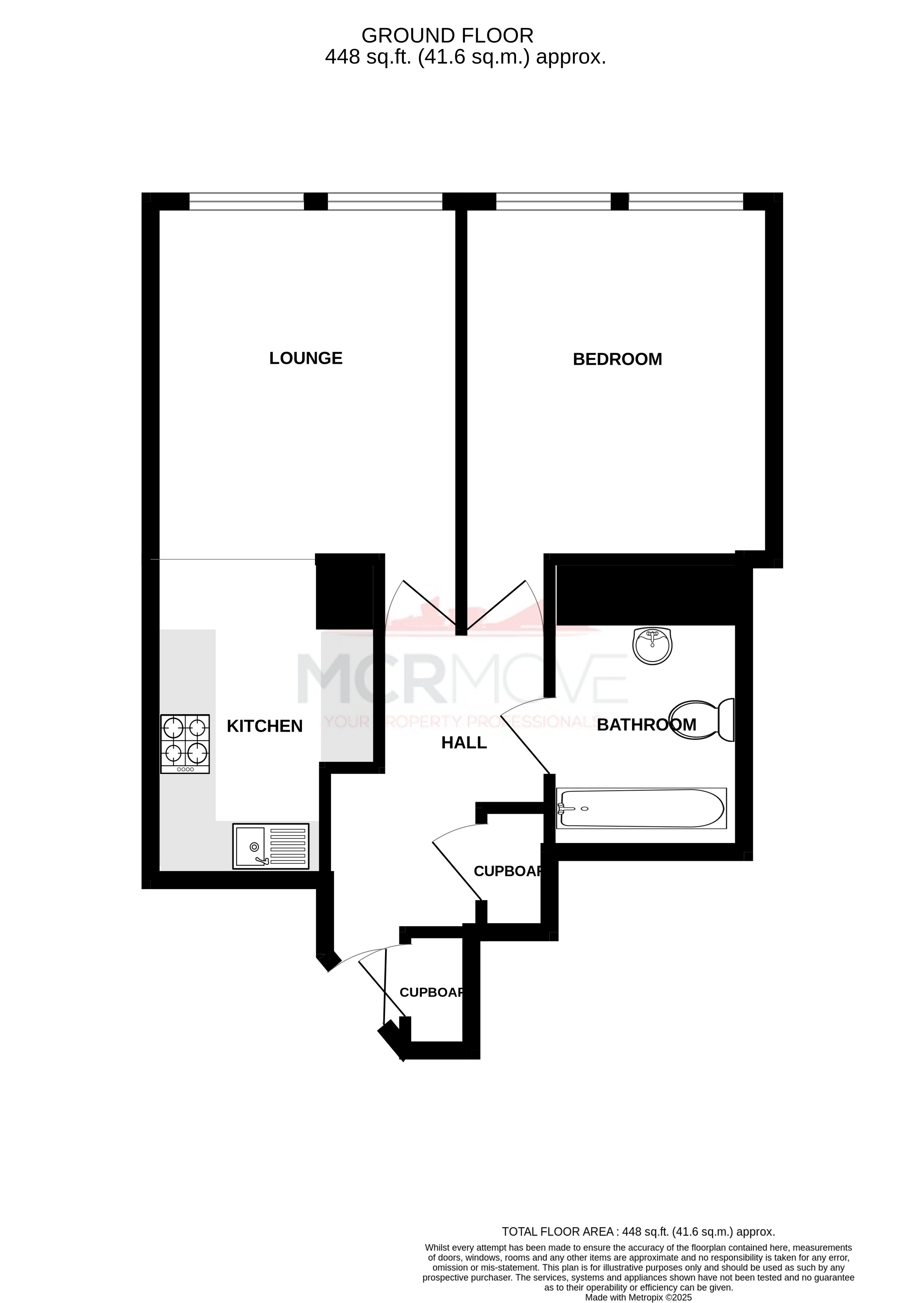 Apartment 60 Lancaster House, 71, Whitworth Street, Manchester floorplan