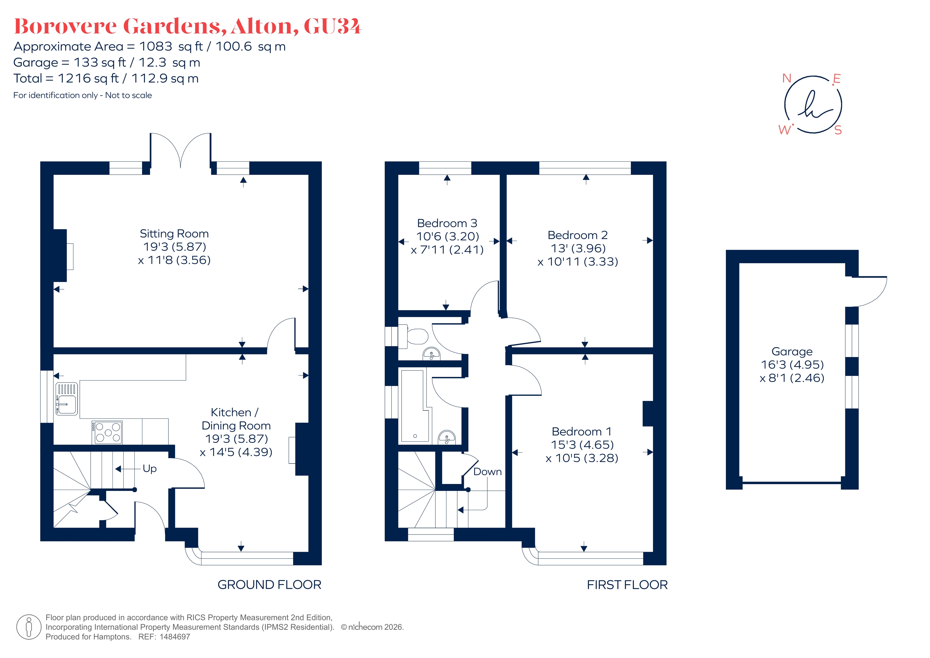 10, Borovere Gardens, Alton floorplan